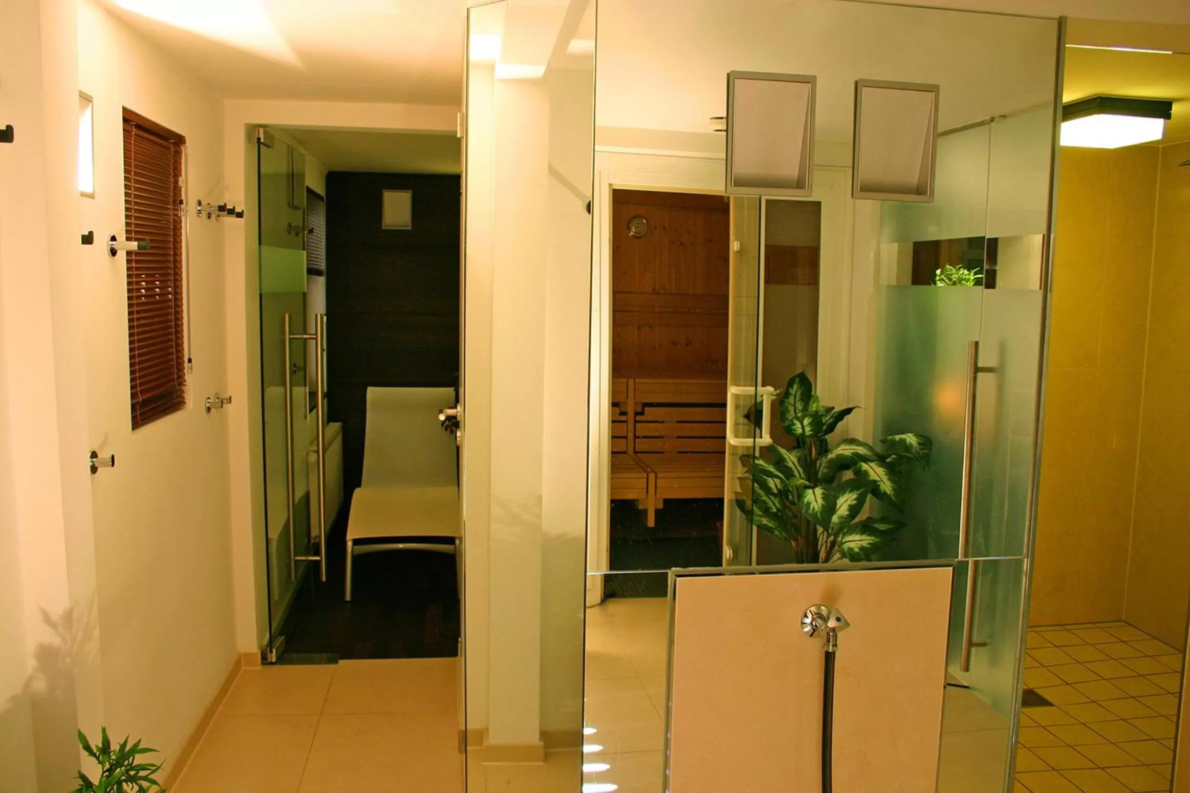 Sauna, Bathroom in Hotel Riezler Hof