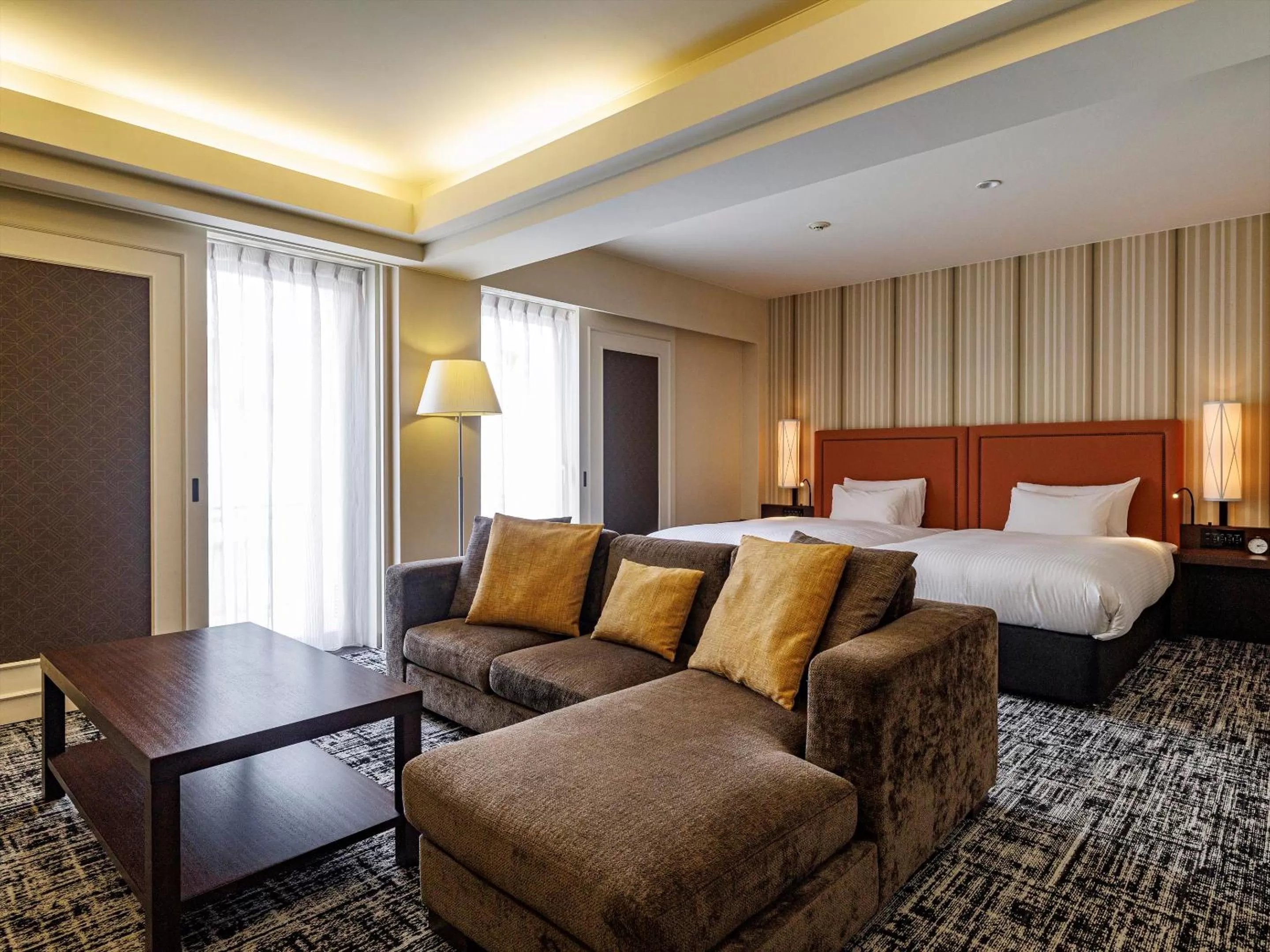 Bed in JR Kyushu Hotel Blossom Fukuoka