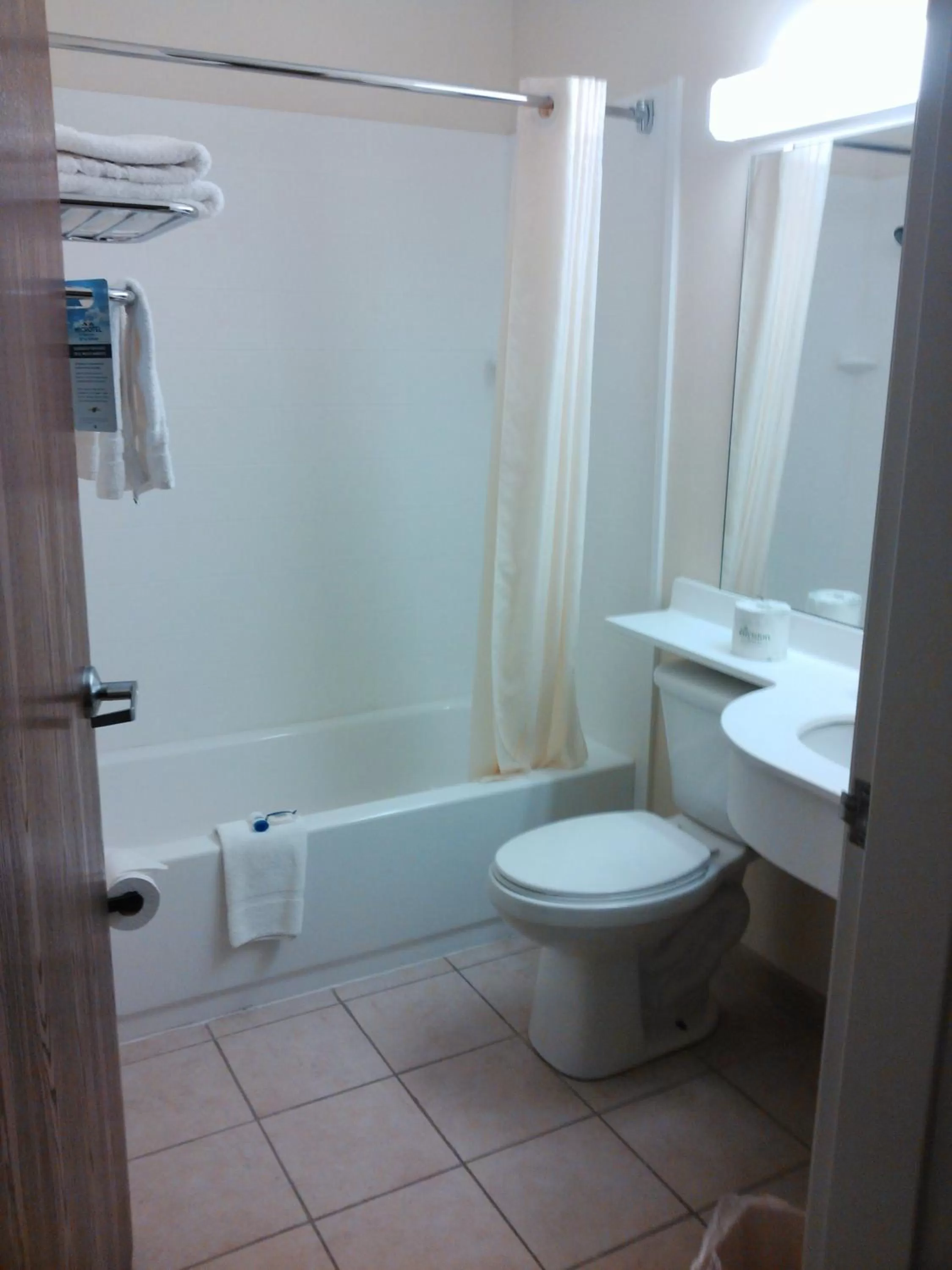 Bathroom in Microtel Inn and Suites Eagle Pass