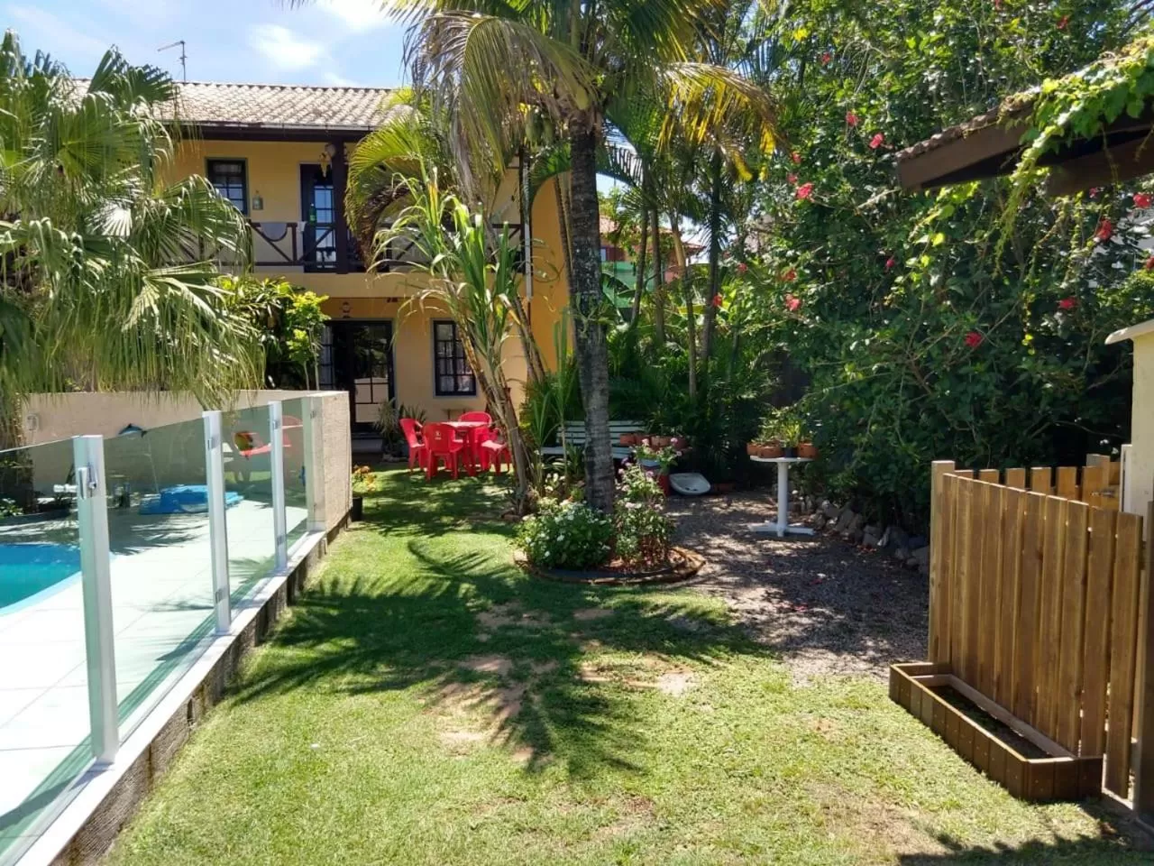 Garden in Pousada Santa Genoveva campeche