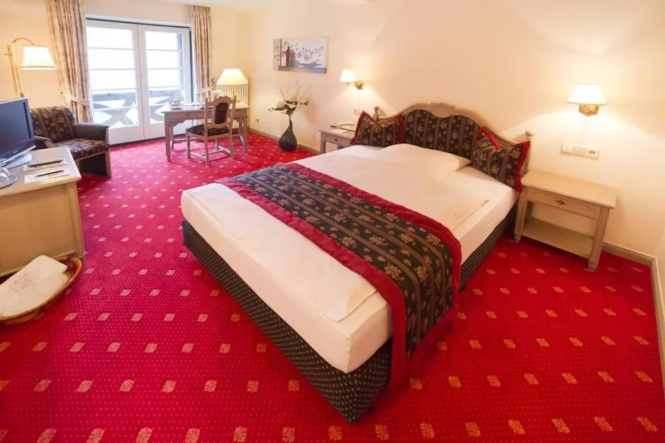 Bed in Hotel Aselager Mühle