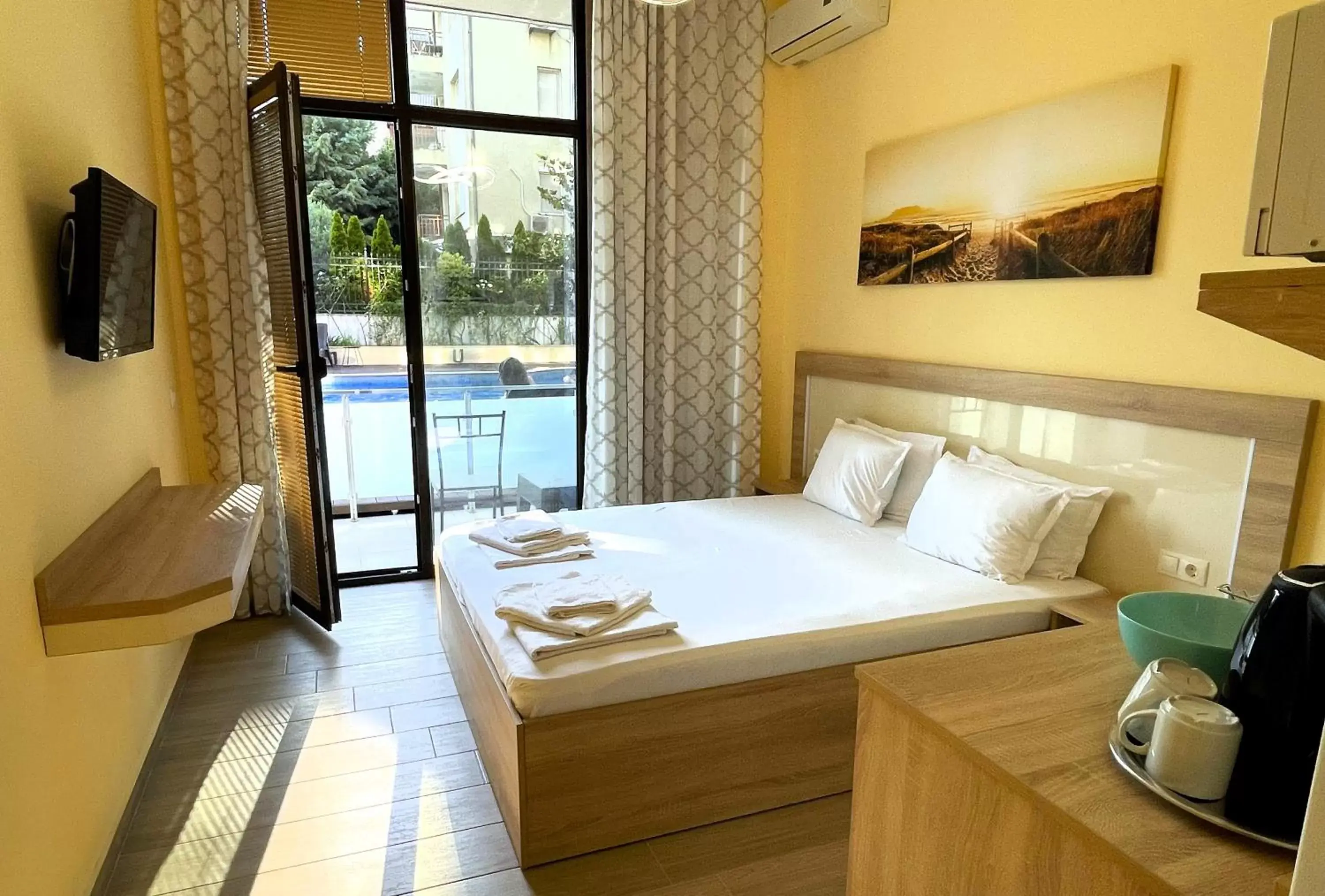 King Room with Pool View in Stamopolu Lux ground floor King Room with Pool View in Stamopolu Lux ground floor