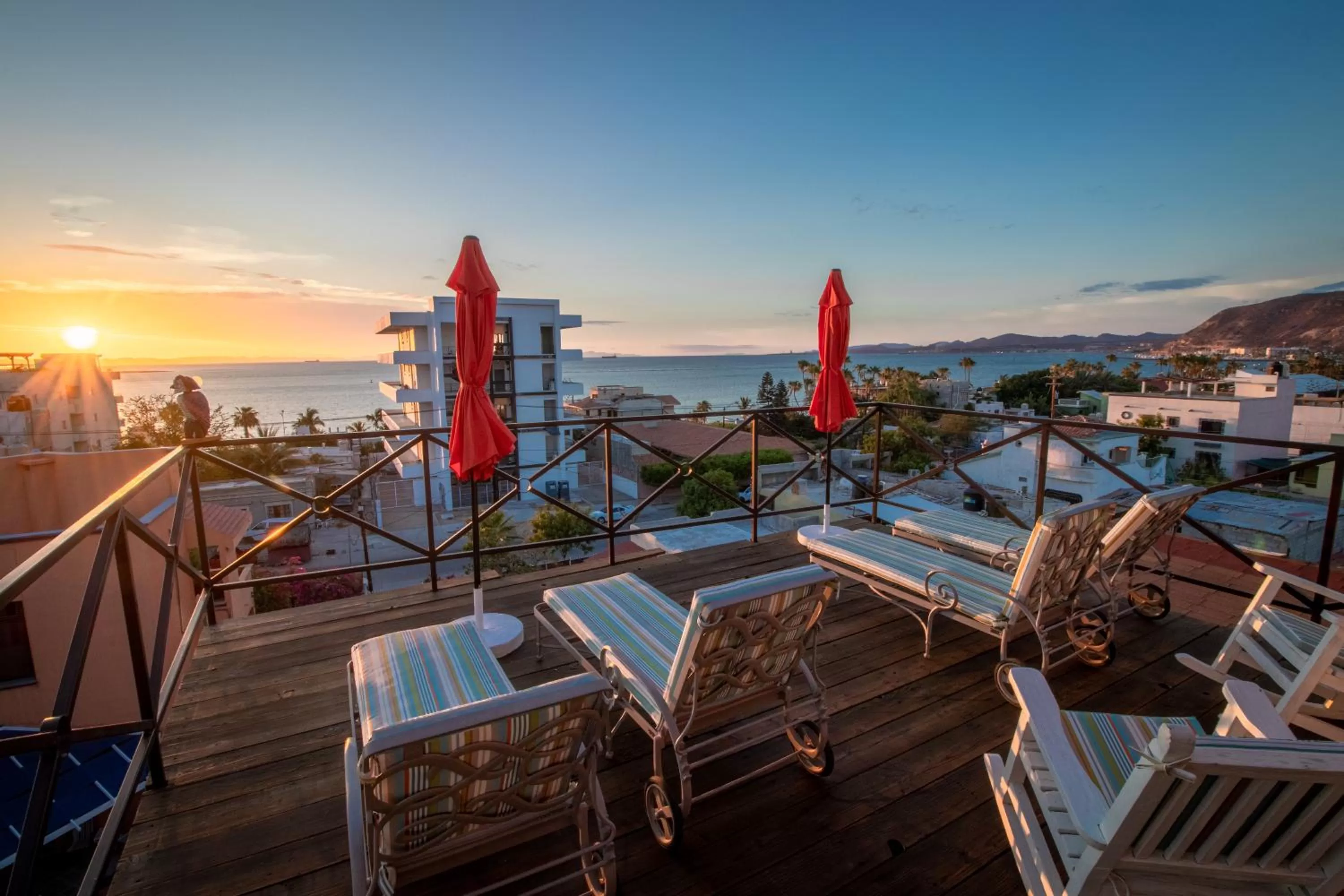 Sea view in Residence Las Flores