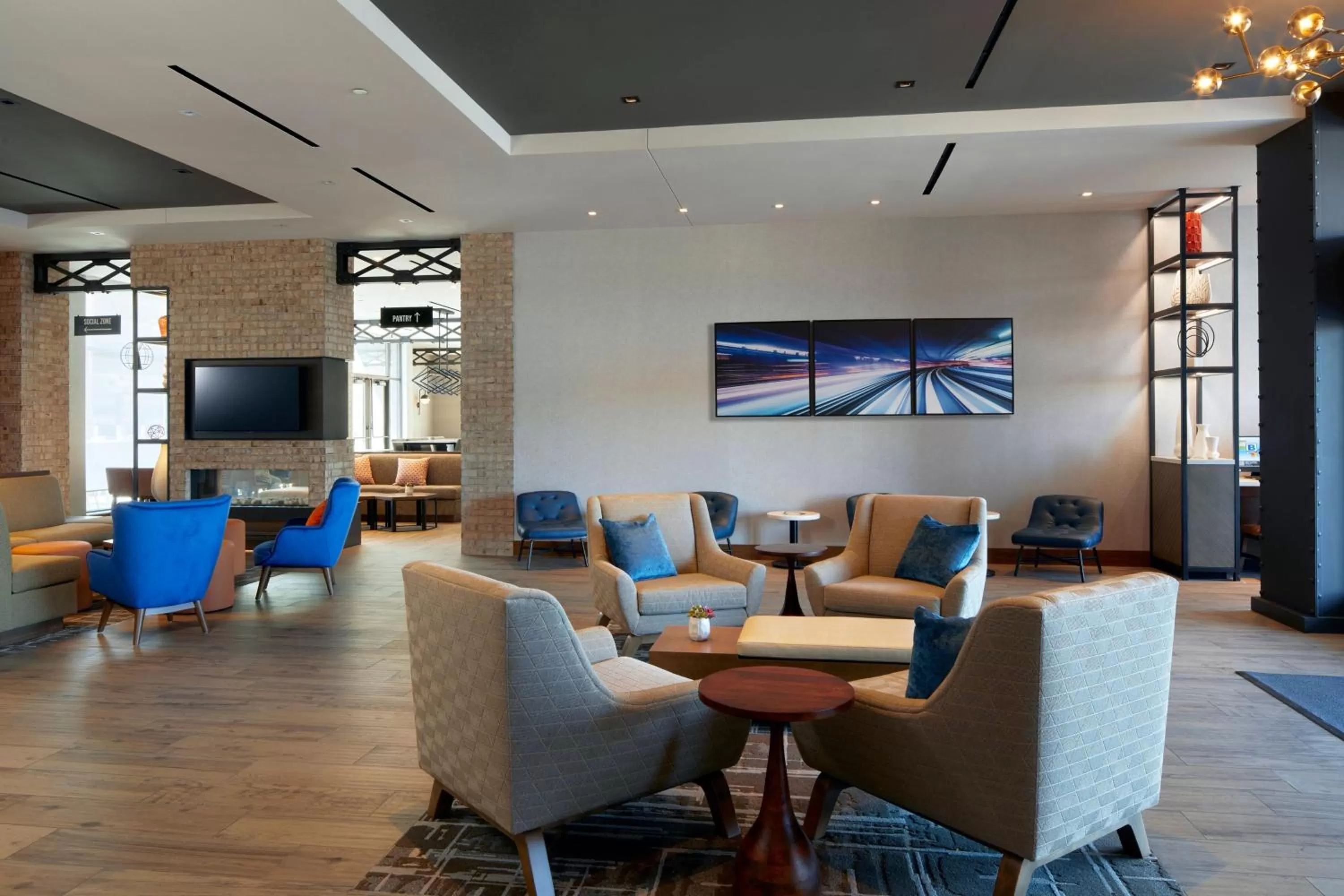 Lobby or reception in Residence Inn by Marriott San Francisco Airport Millbrae Station