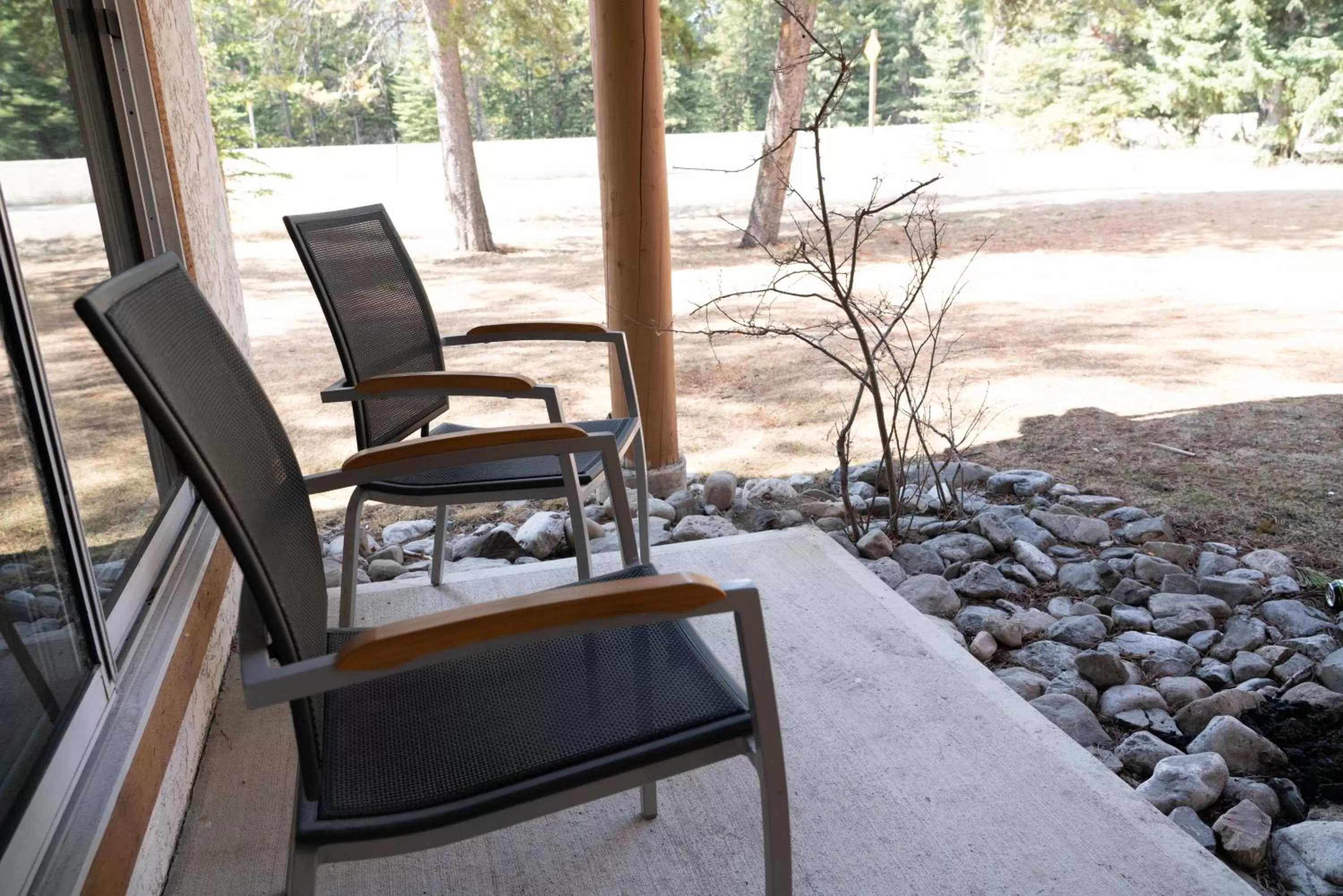 Patio in Banff Rocky Mountain Resort