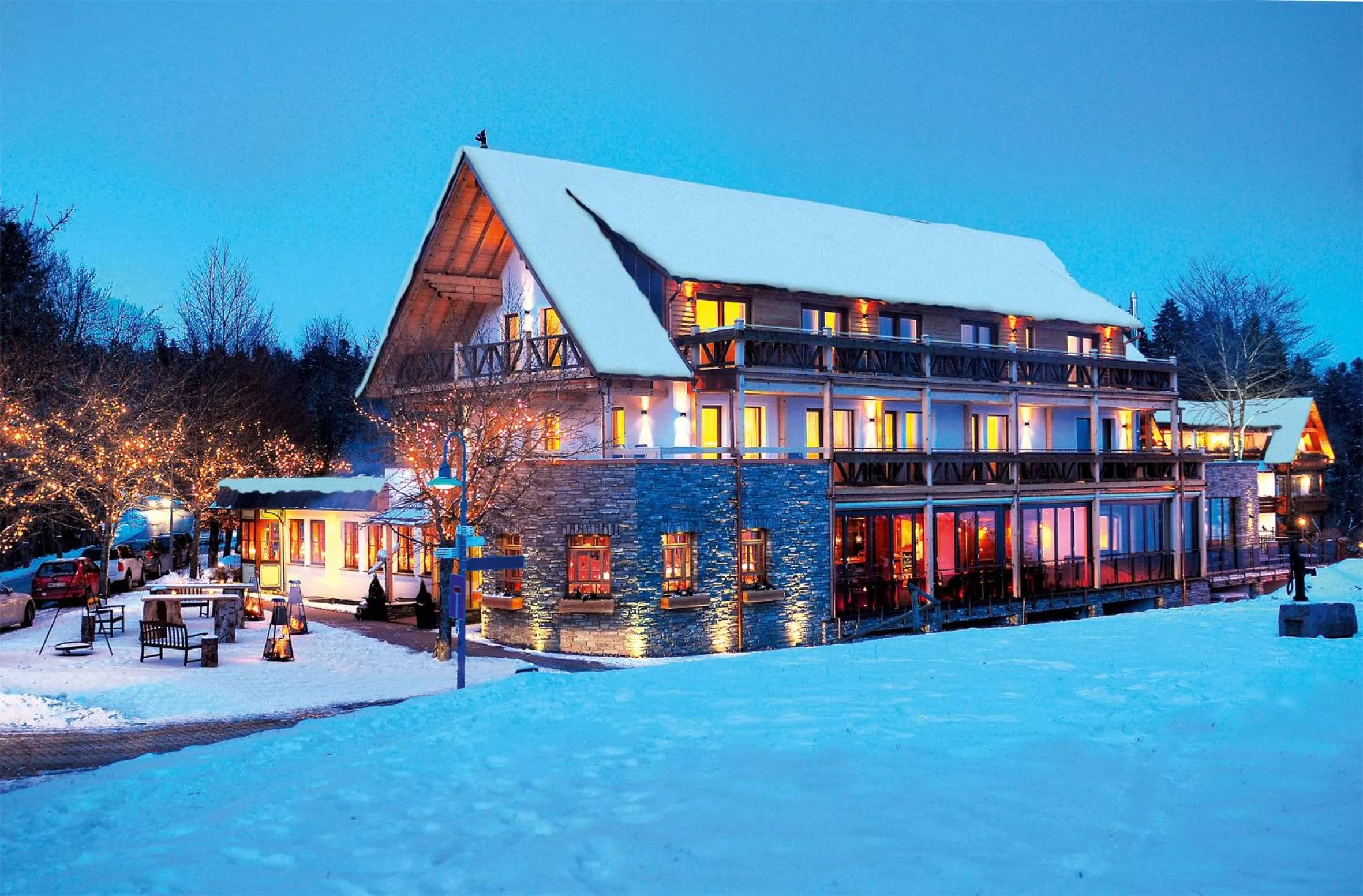 Property building in Hotel Grüner Wald