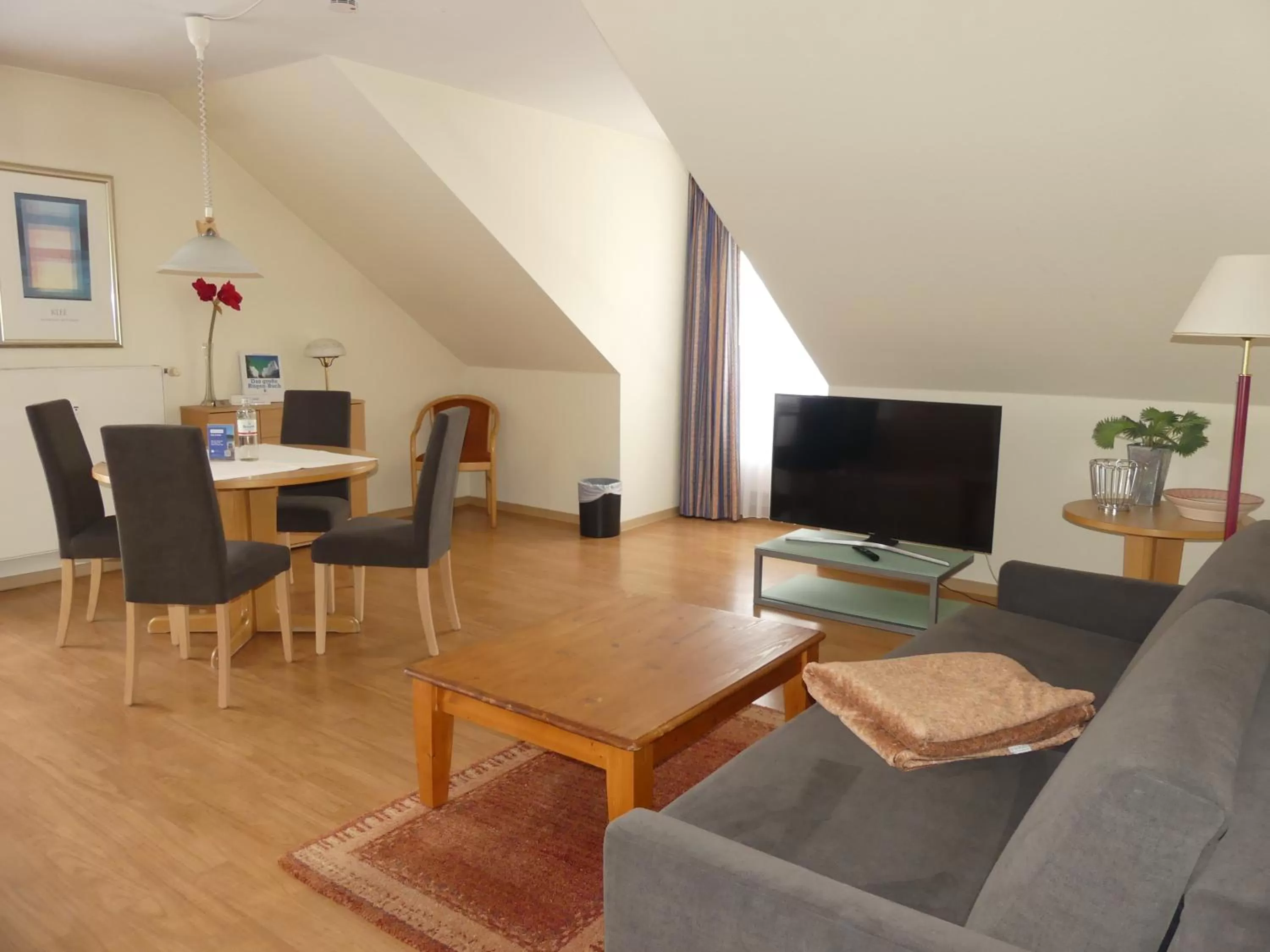 Living room, TV/Entertainment Center in Apartmenthaus Binzer Sterne