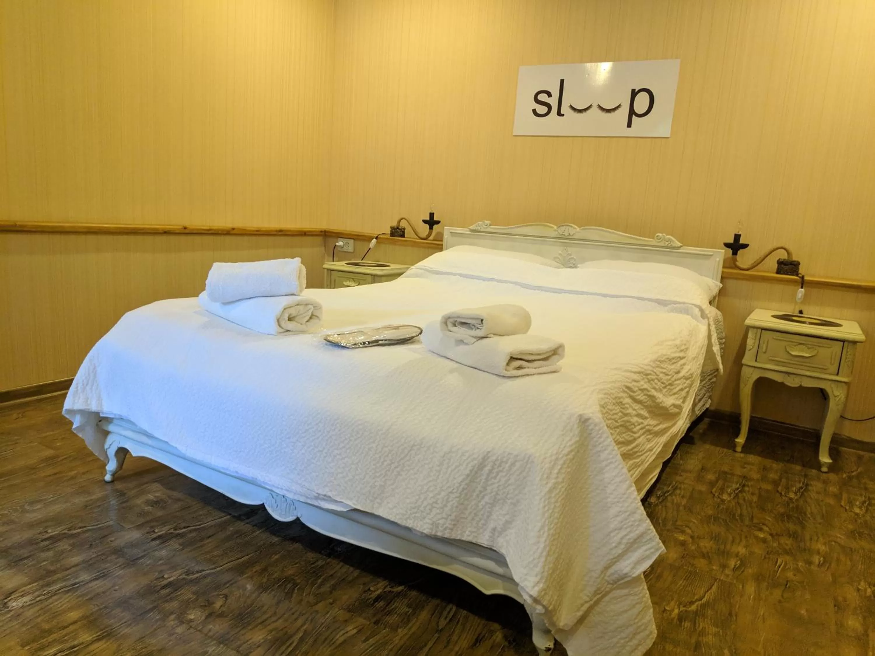 Bed in Qilimcha's Guesthouse