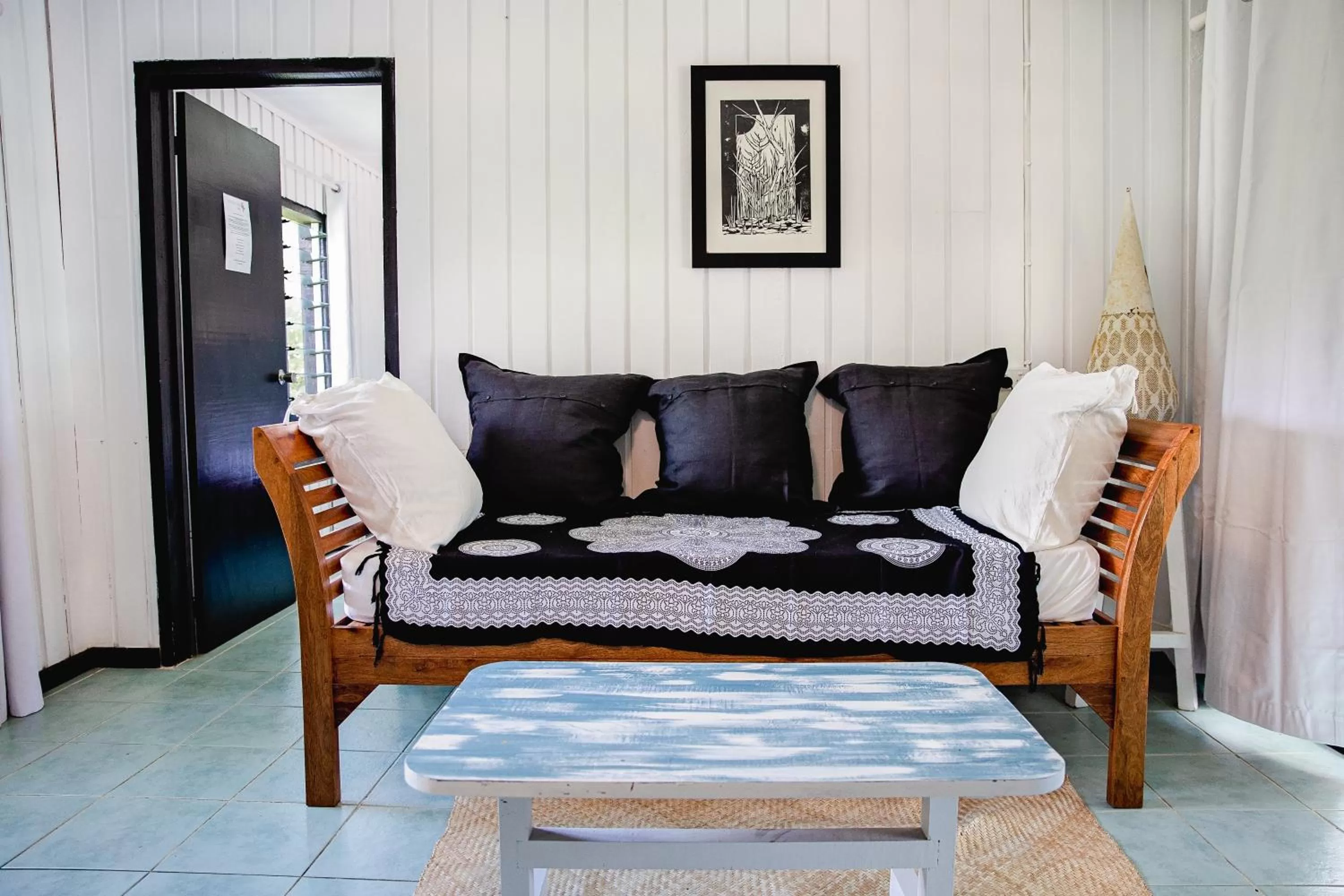 Seating area in Turtle Bay Lodge