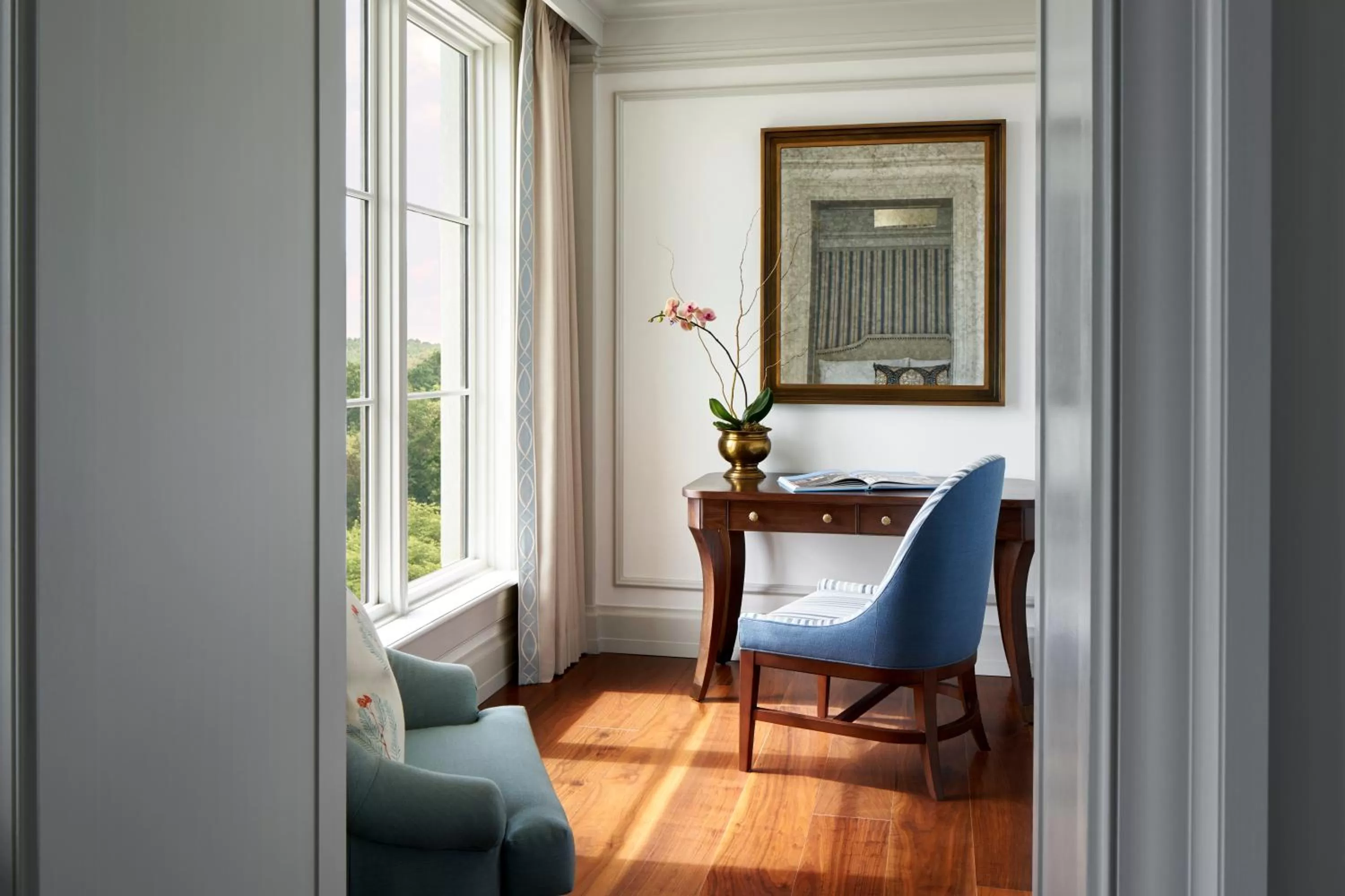 Seating area in Keswick Hall