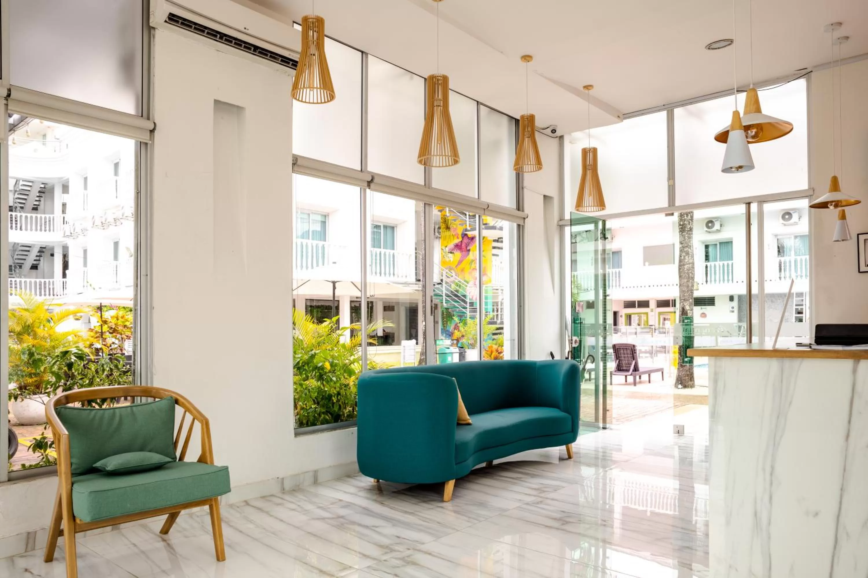 Living room in Hotel Manantial Melgar