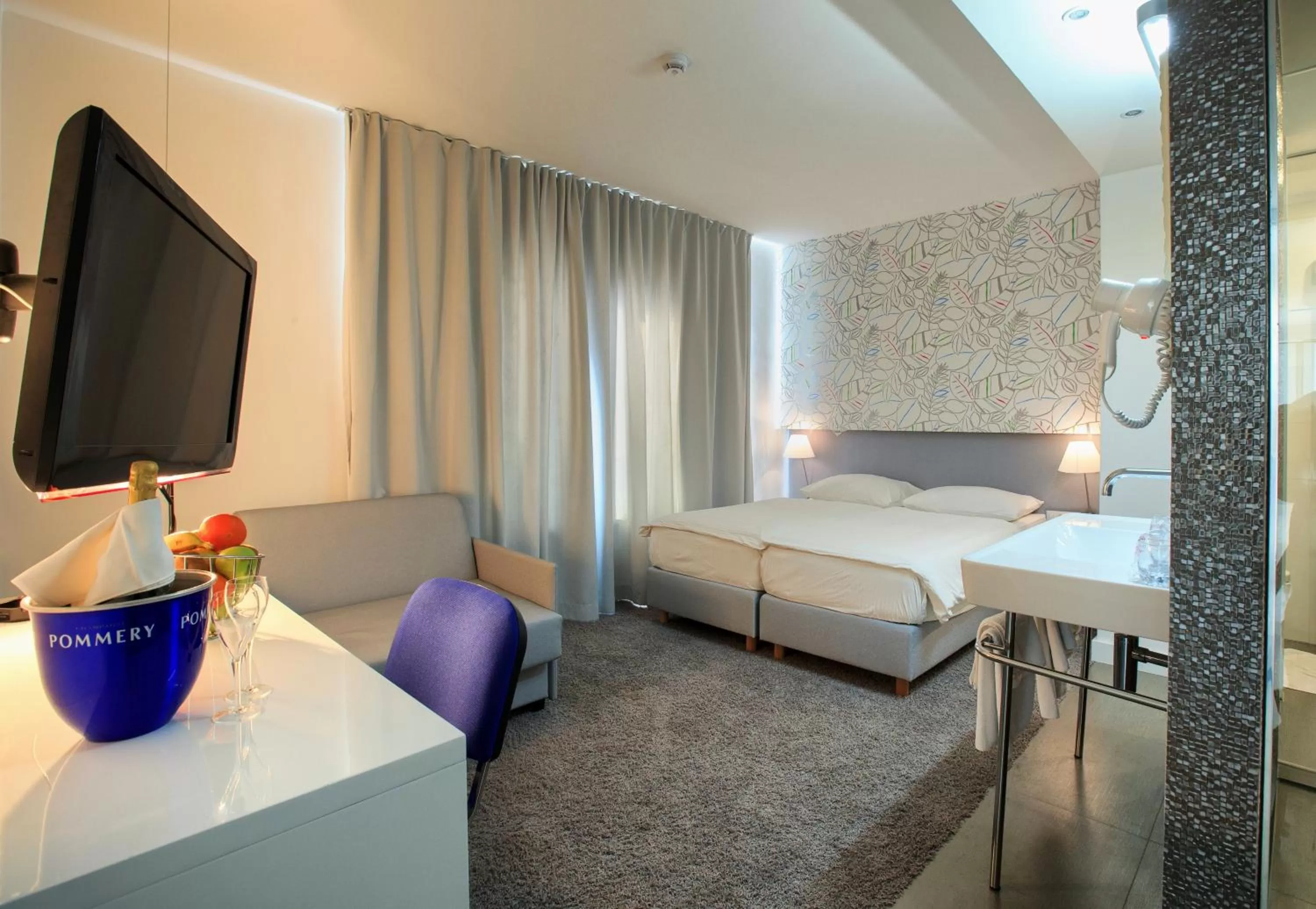 Bed in Hotel San Antonio