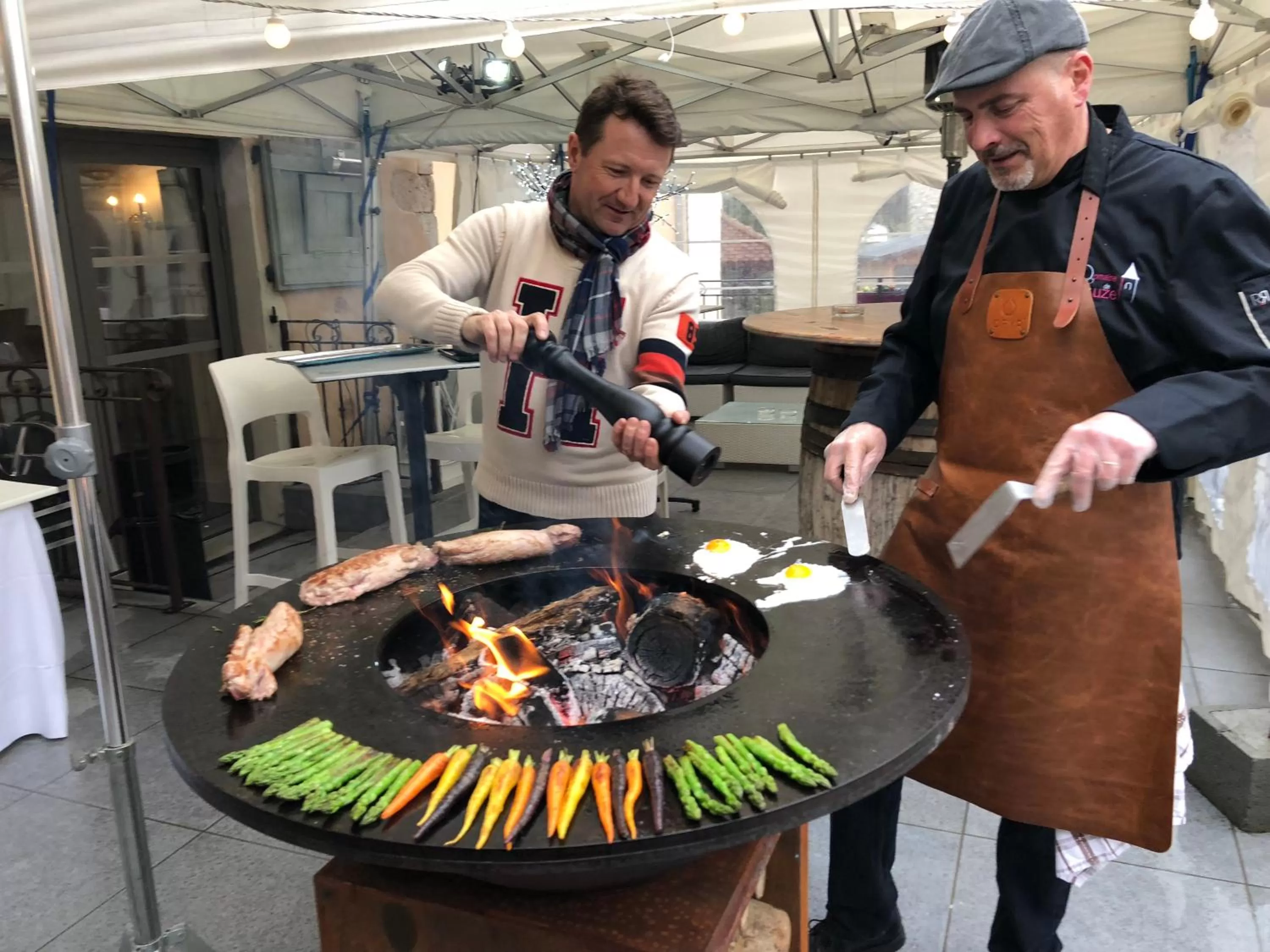 BBQ facilities in Domaine de Suzel