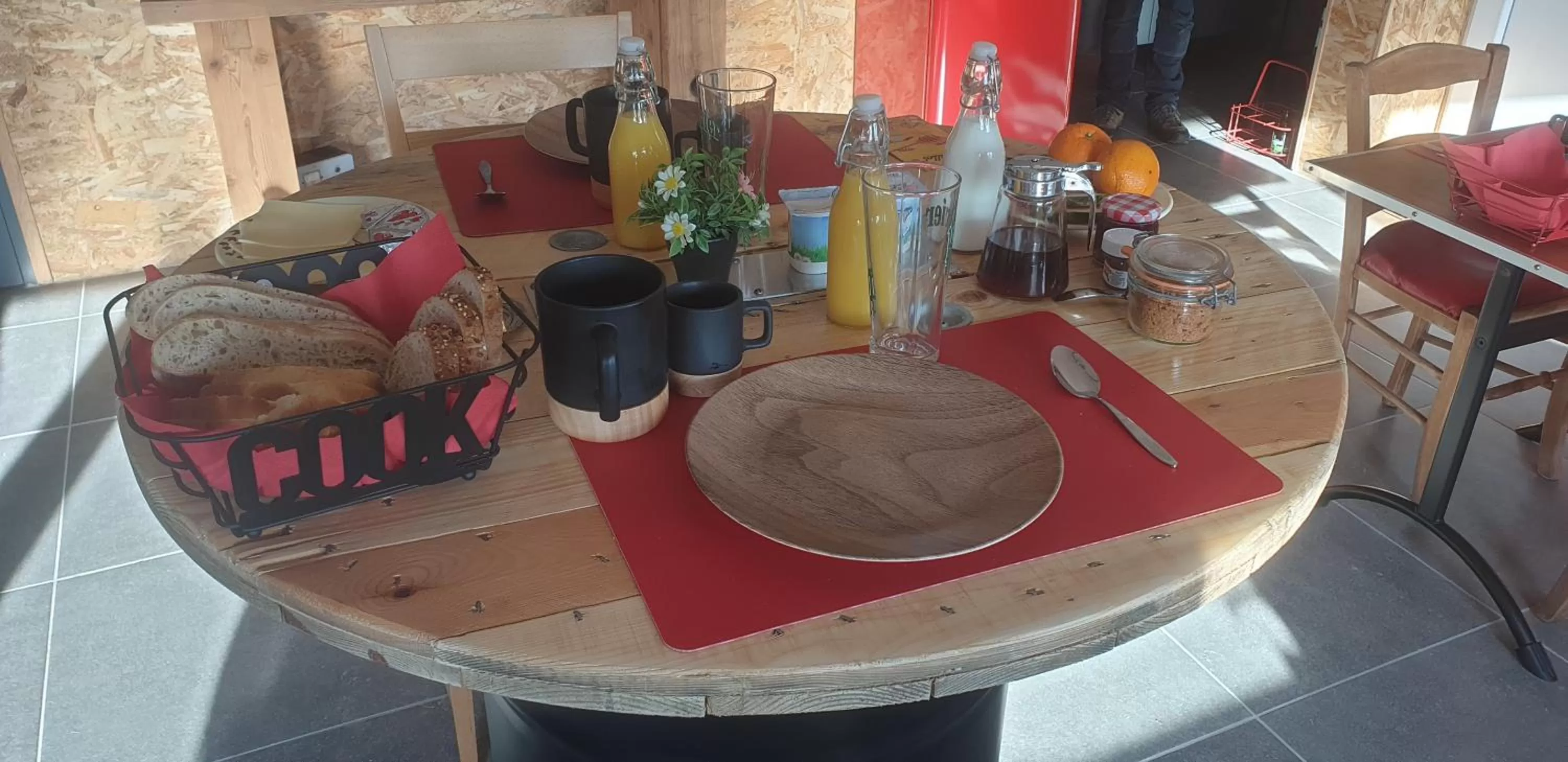Dining area in L'échappée flamande