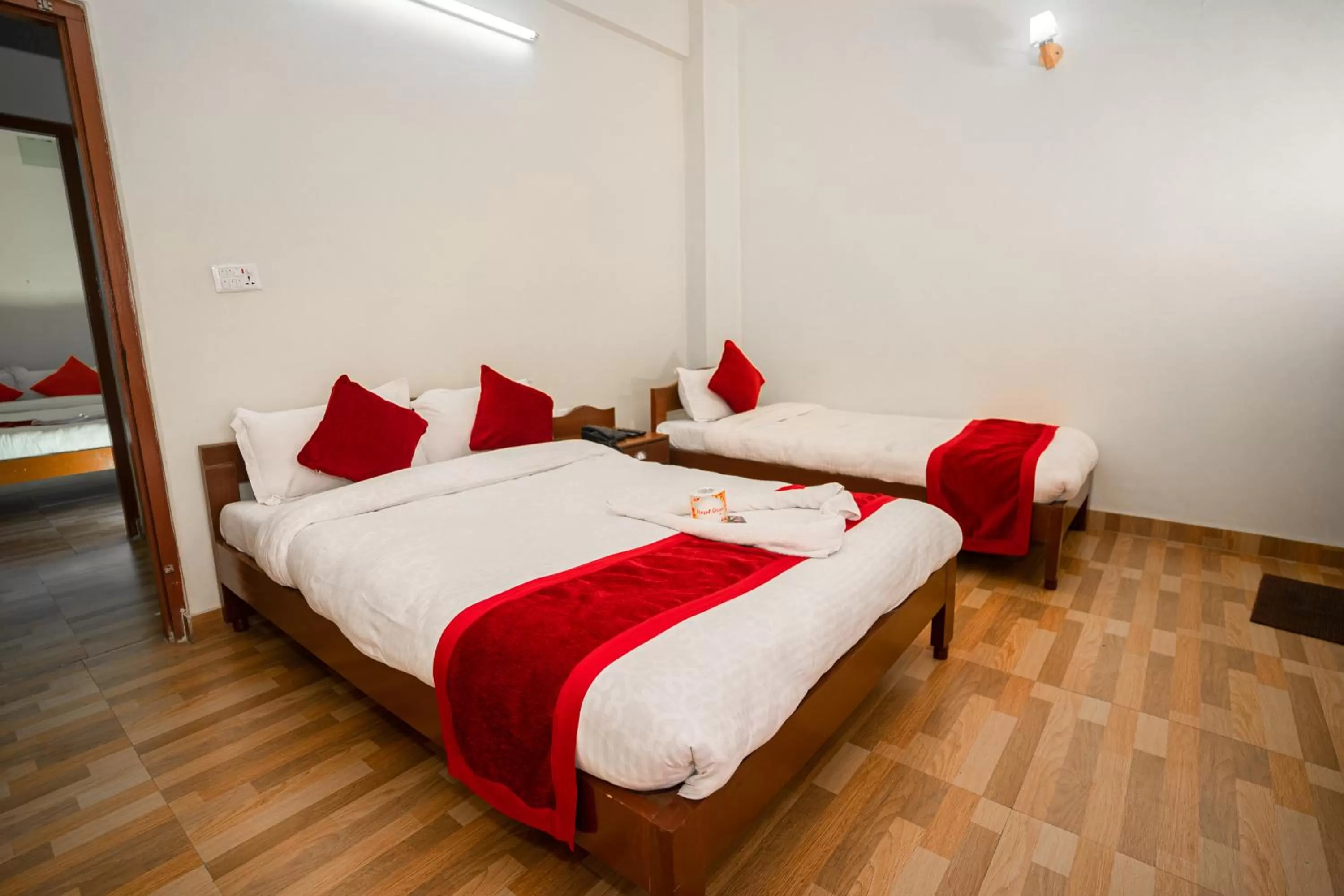 Photo of the whole room, Bed in Hotel Dela Mount Pokhara