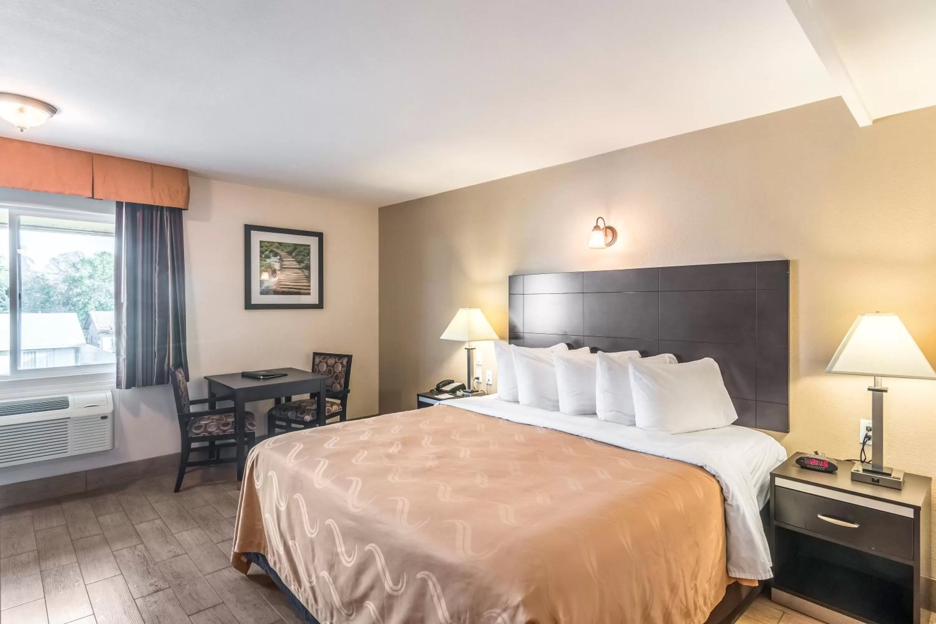 King Room with Roll-In Shower - Accessible/Non-Smoking in Quality Inn & Suites near Downtown Bakersfield