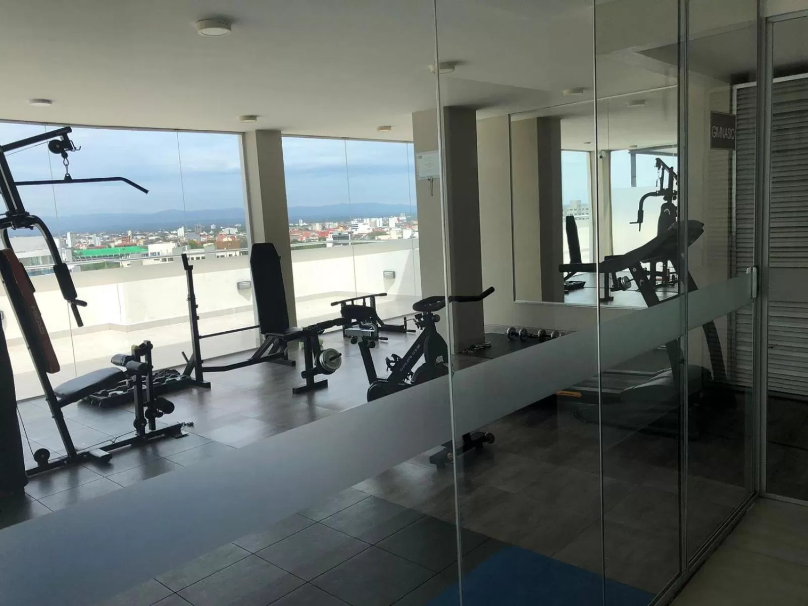 Fitness centre/facilities in Urban Suites Apart Hotel