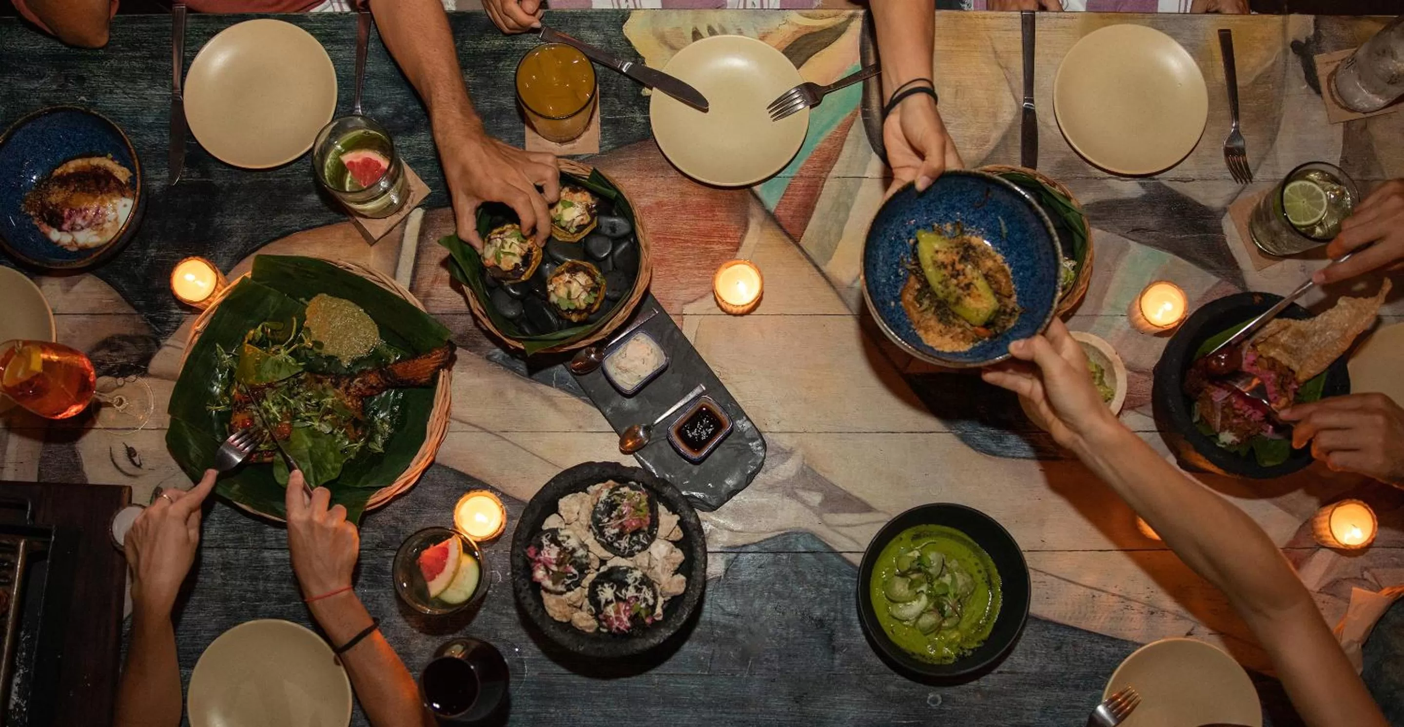 Food and drinks in La Zebra Tulum, a Small Luxury Hotel