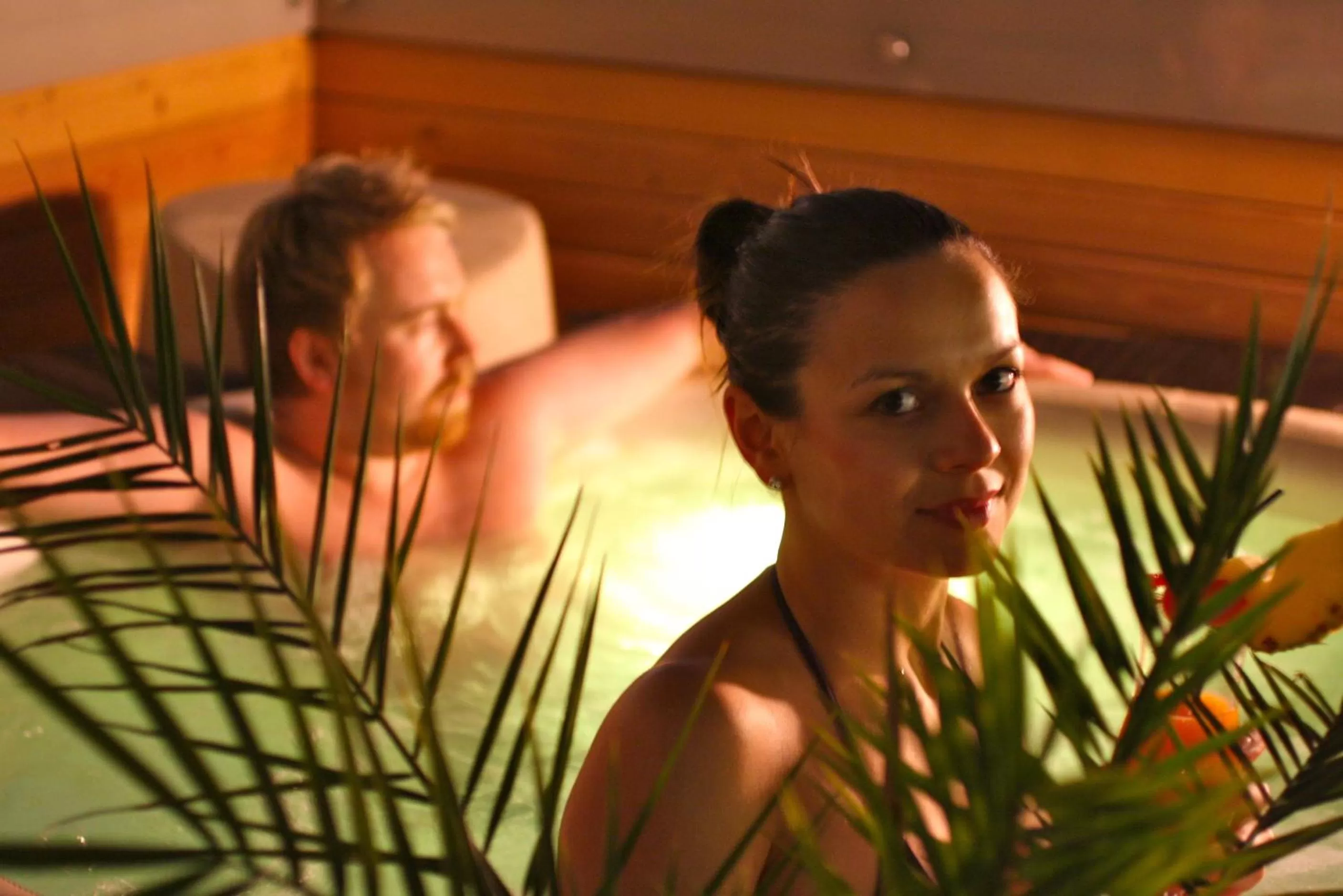 Hot Tub in Hotel & Restaurant Christkindlwirt