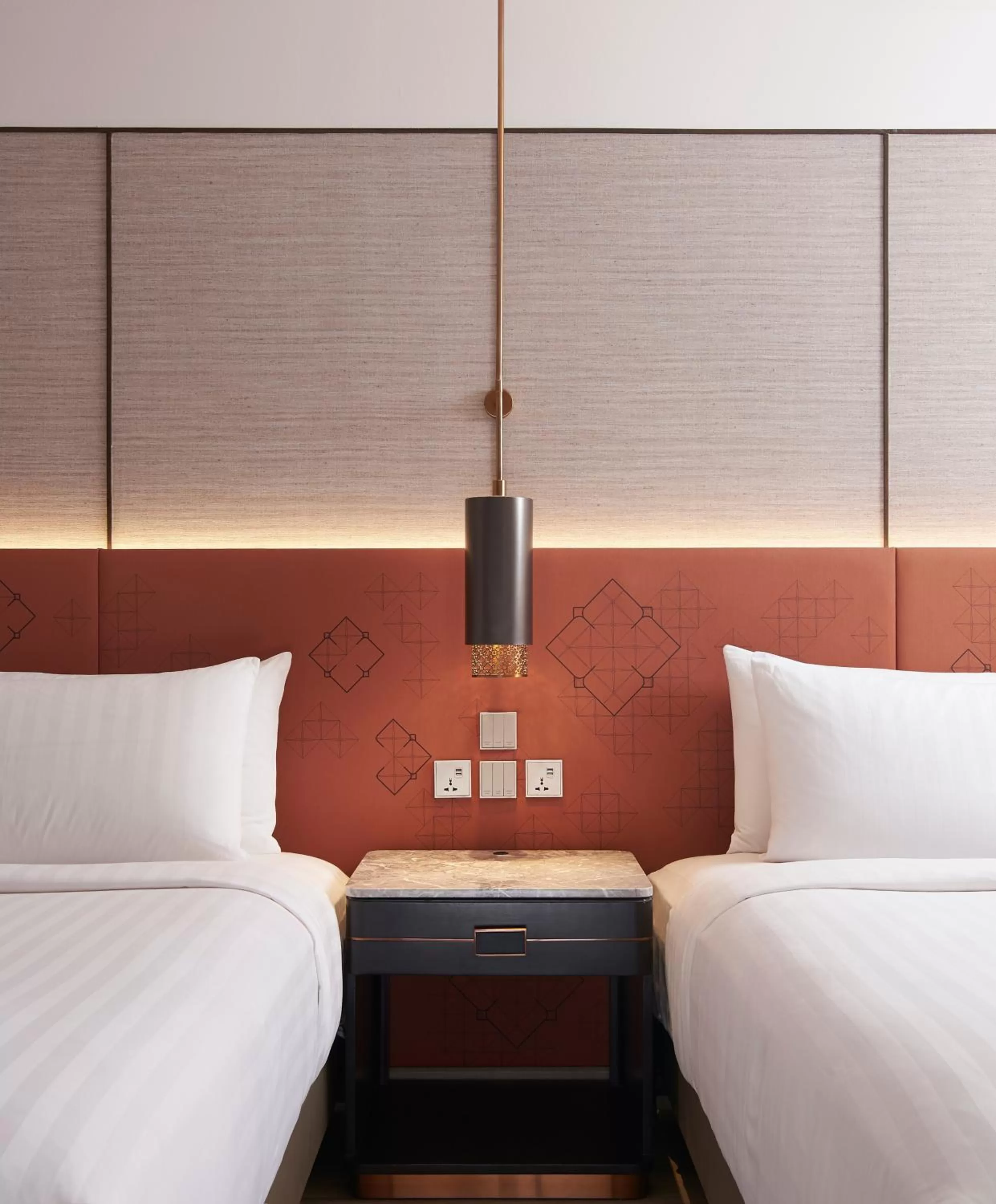 Decorative detail, Bed in Amari Bangkok