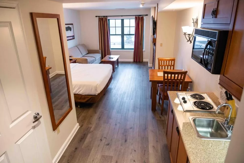 Bed in The Appalachian at Mountain Creek