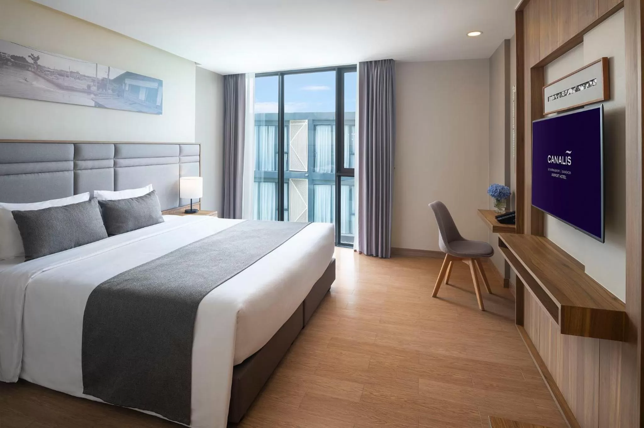 Bed in Canalis Suvarnabhumi Airport Hotel