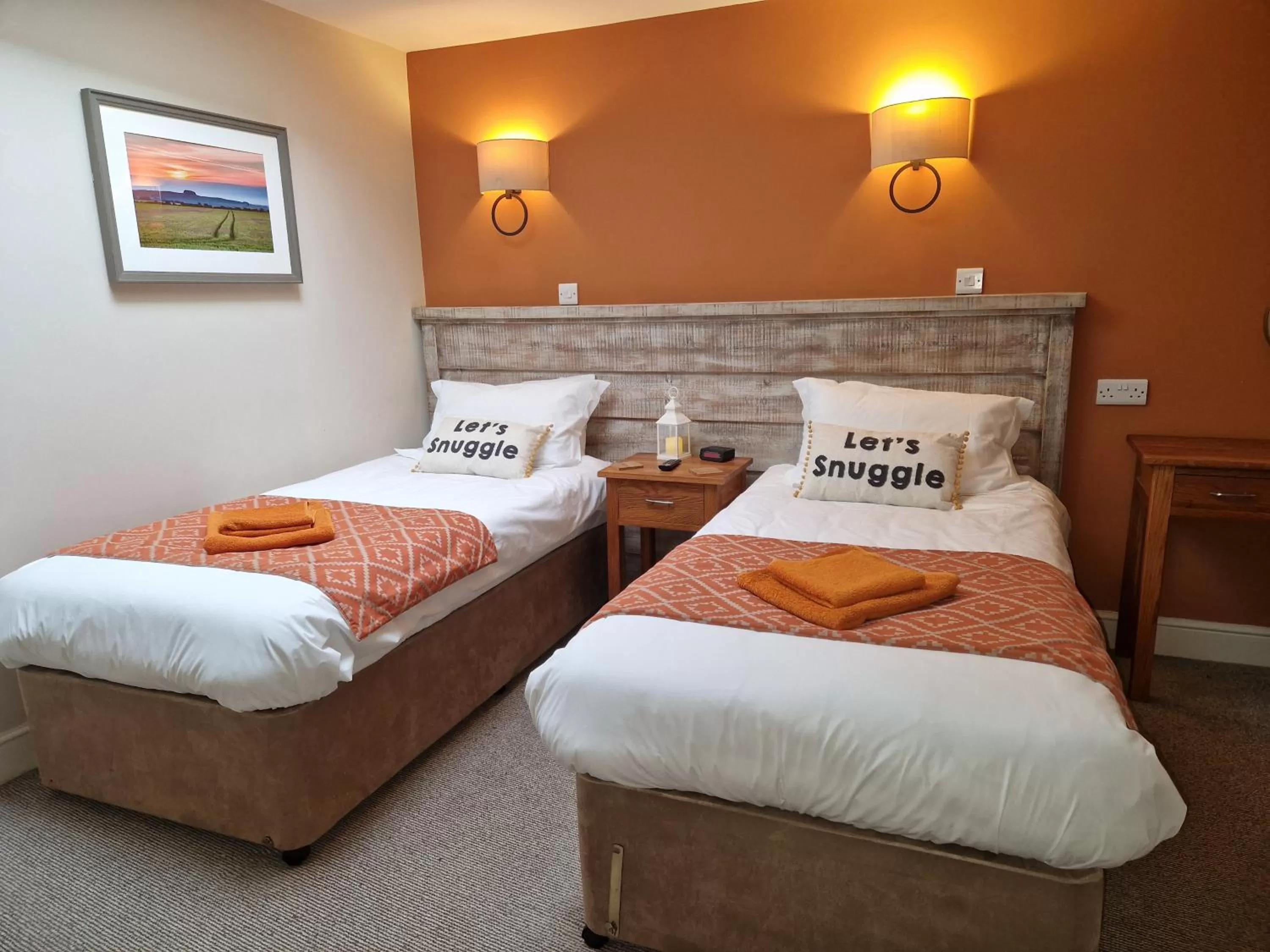 Bed in The Pelican Inn