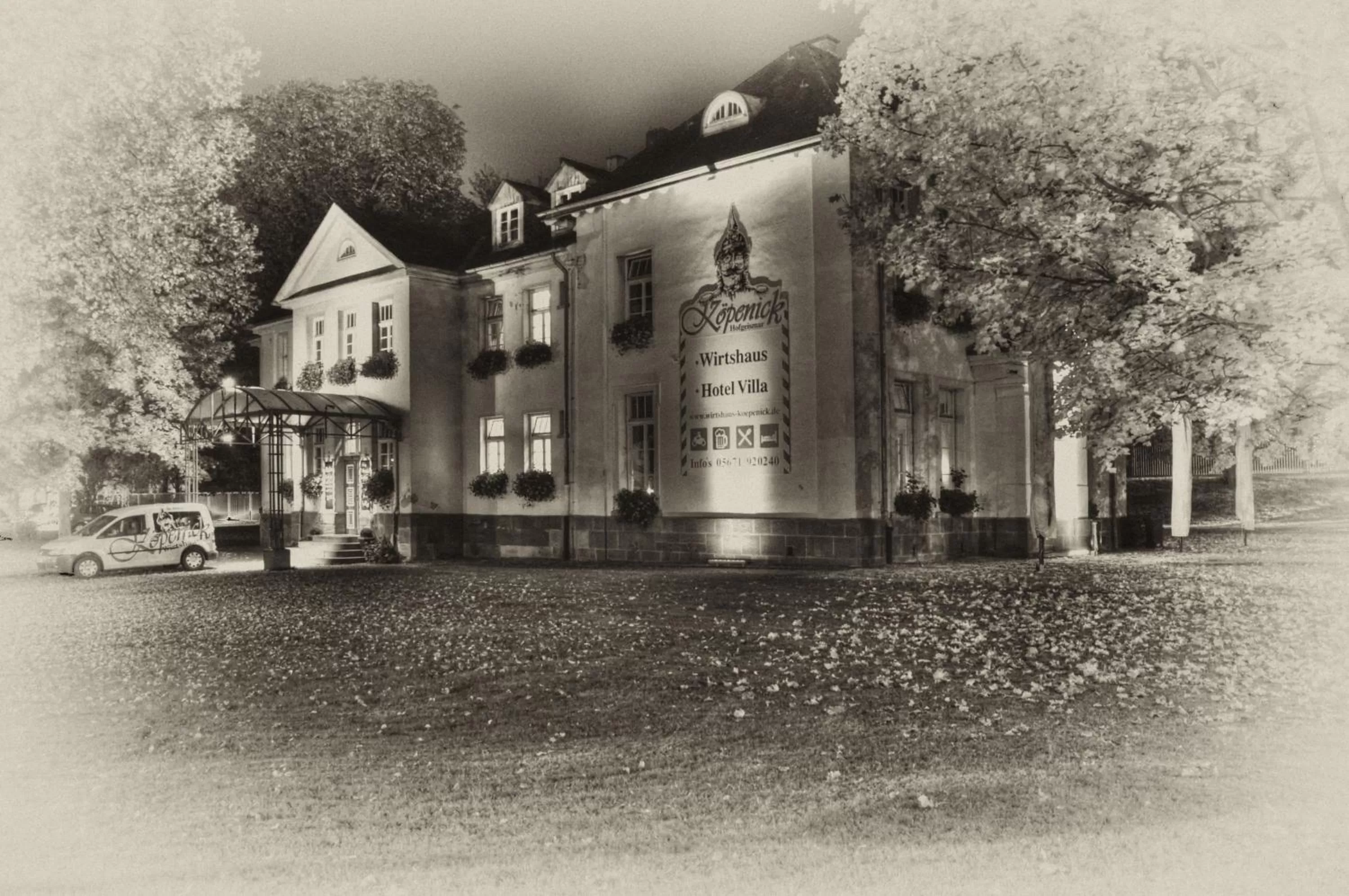 Property Building in Hotel Villa Wirtshaus Köpenick