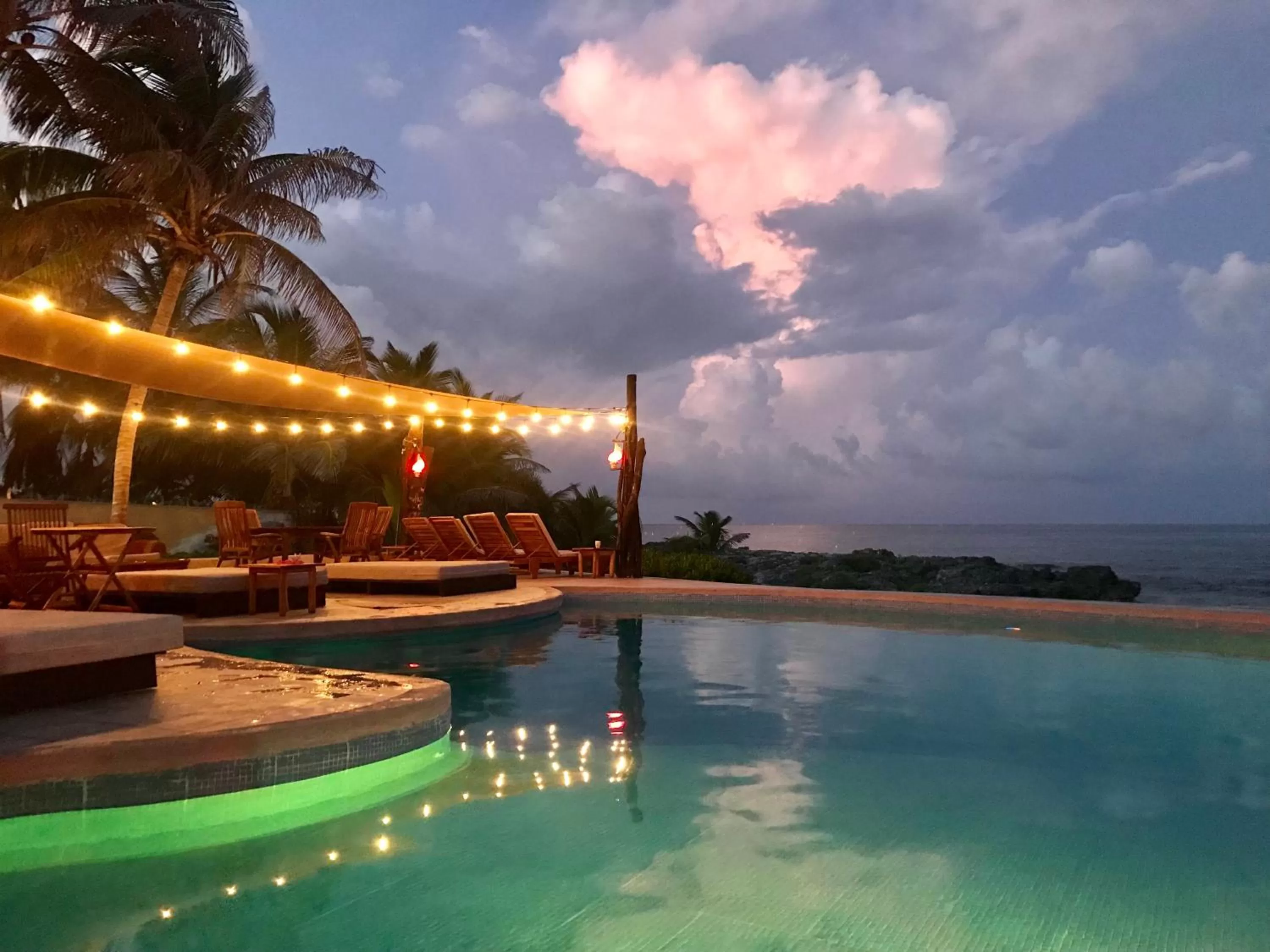 Swimming pool in Hotel Playa La Media Luna