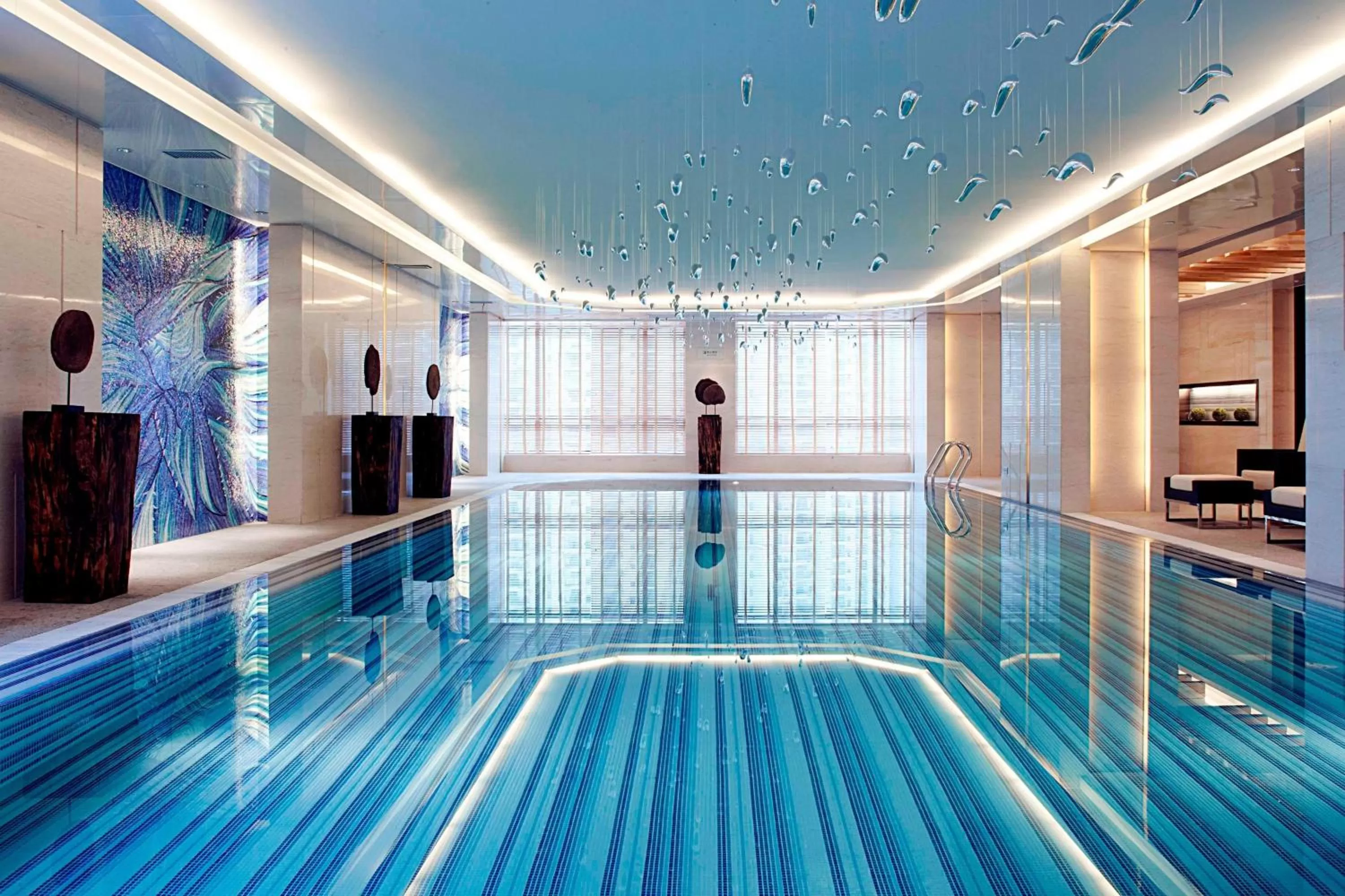 Swimming pool in Courtyard by Marriott Shanghai Central