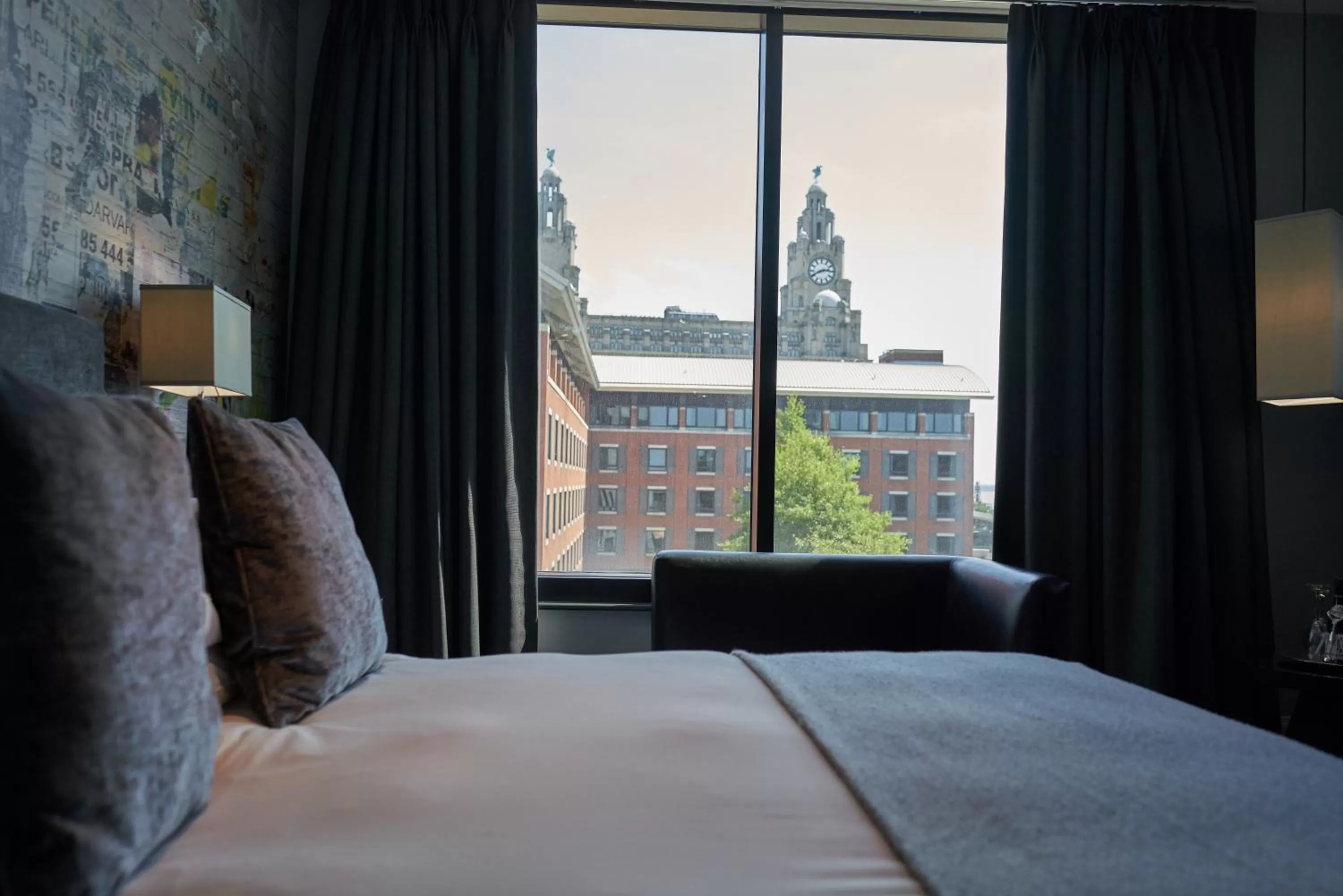 Bedroom, Bed in Malmaison Liverpool
