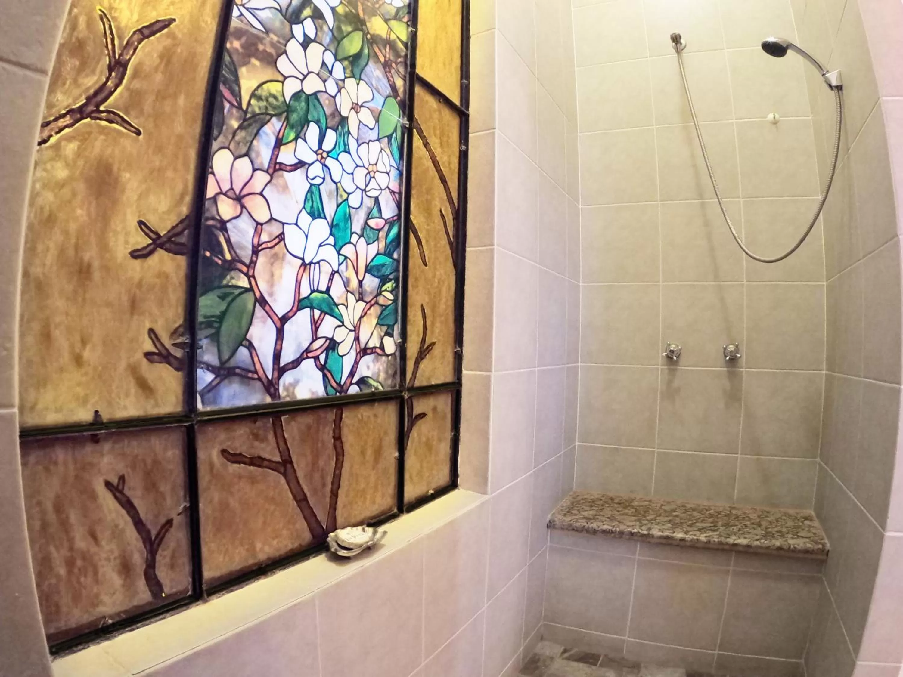 Shower in La Perla Hotel Boutique B&B