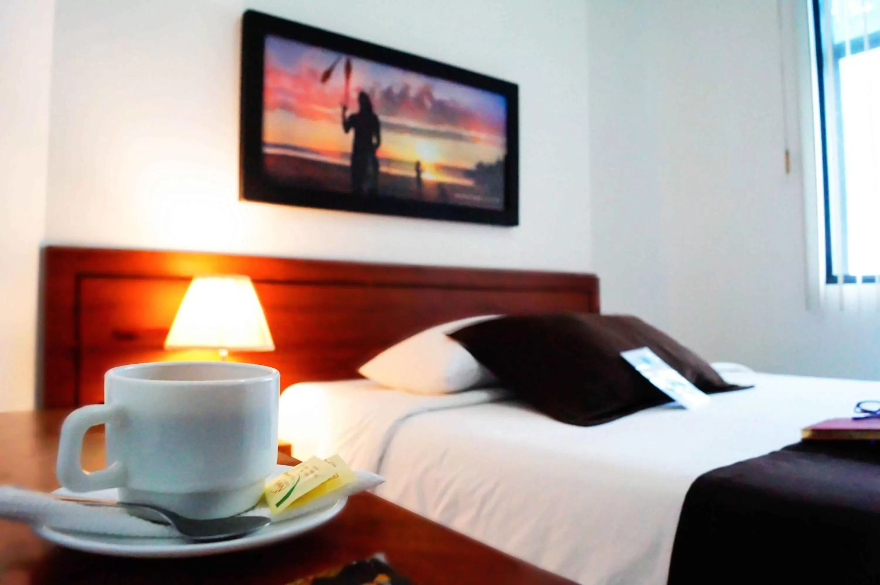 Bed in Hotel Castell