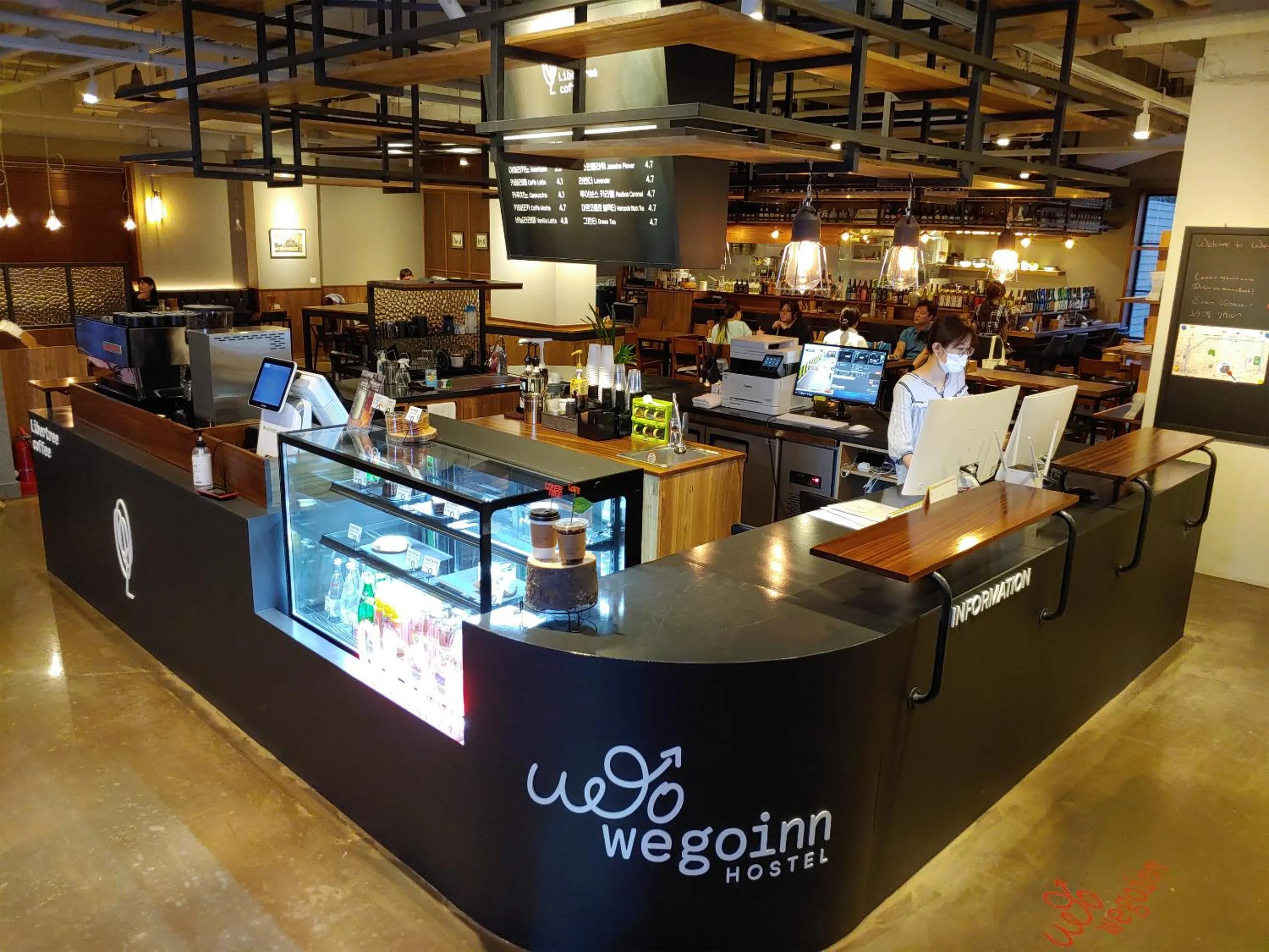 Lobby or reception in Wegoinn Hostel