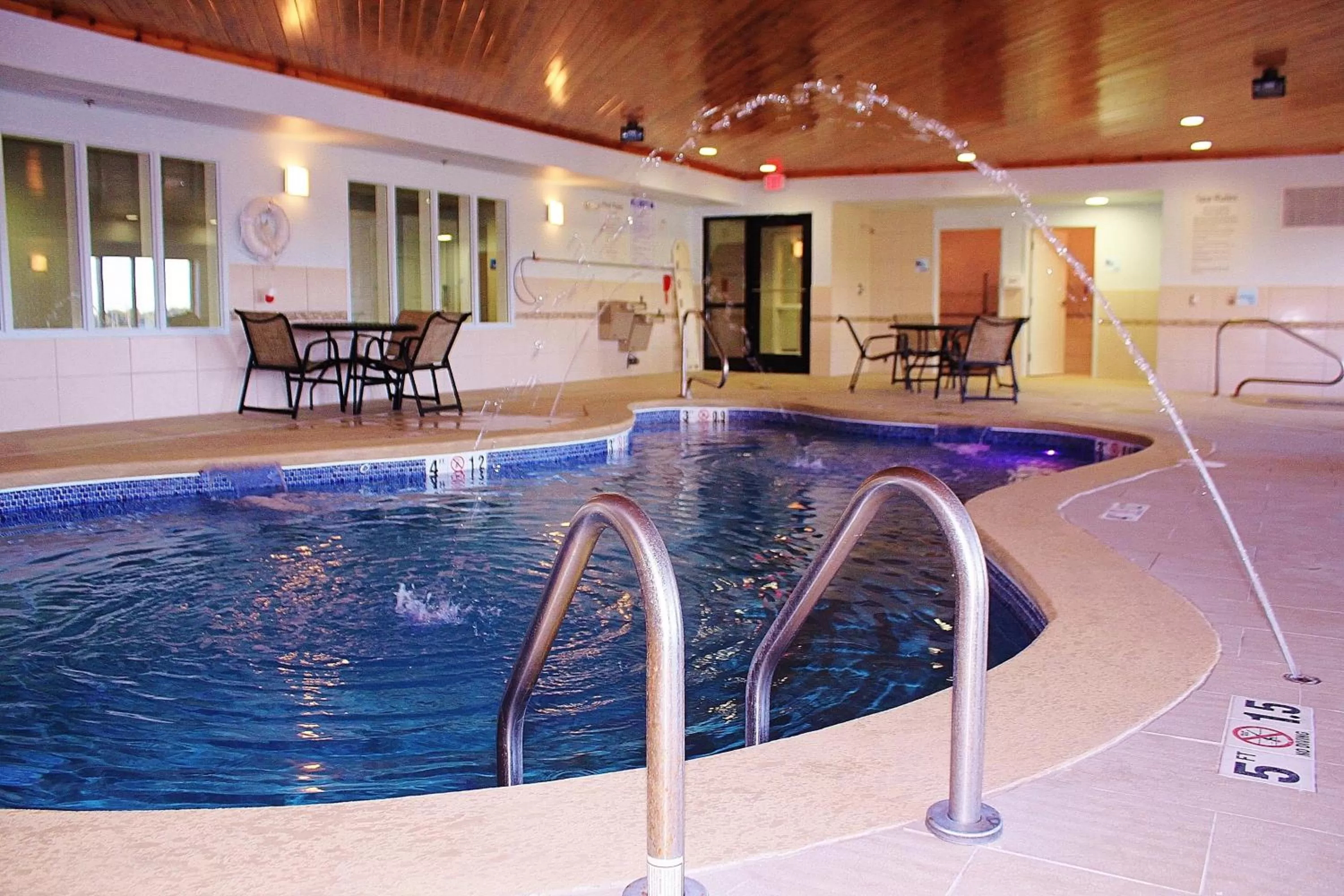 Swimming pool in Holiday Inn Express & Suites Greenfield by IHG