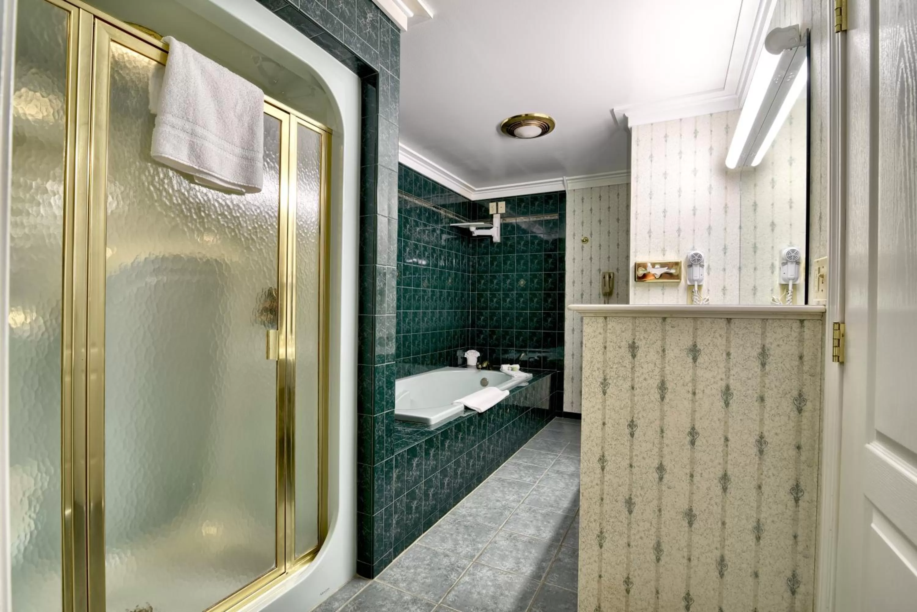 Bathroom in Roosevelt Inn & Suites Saratoga Springs