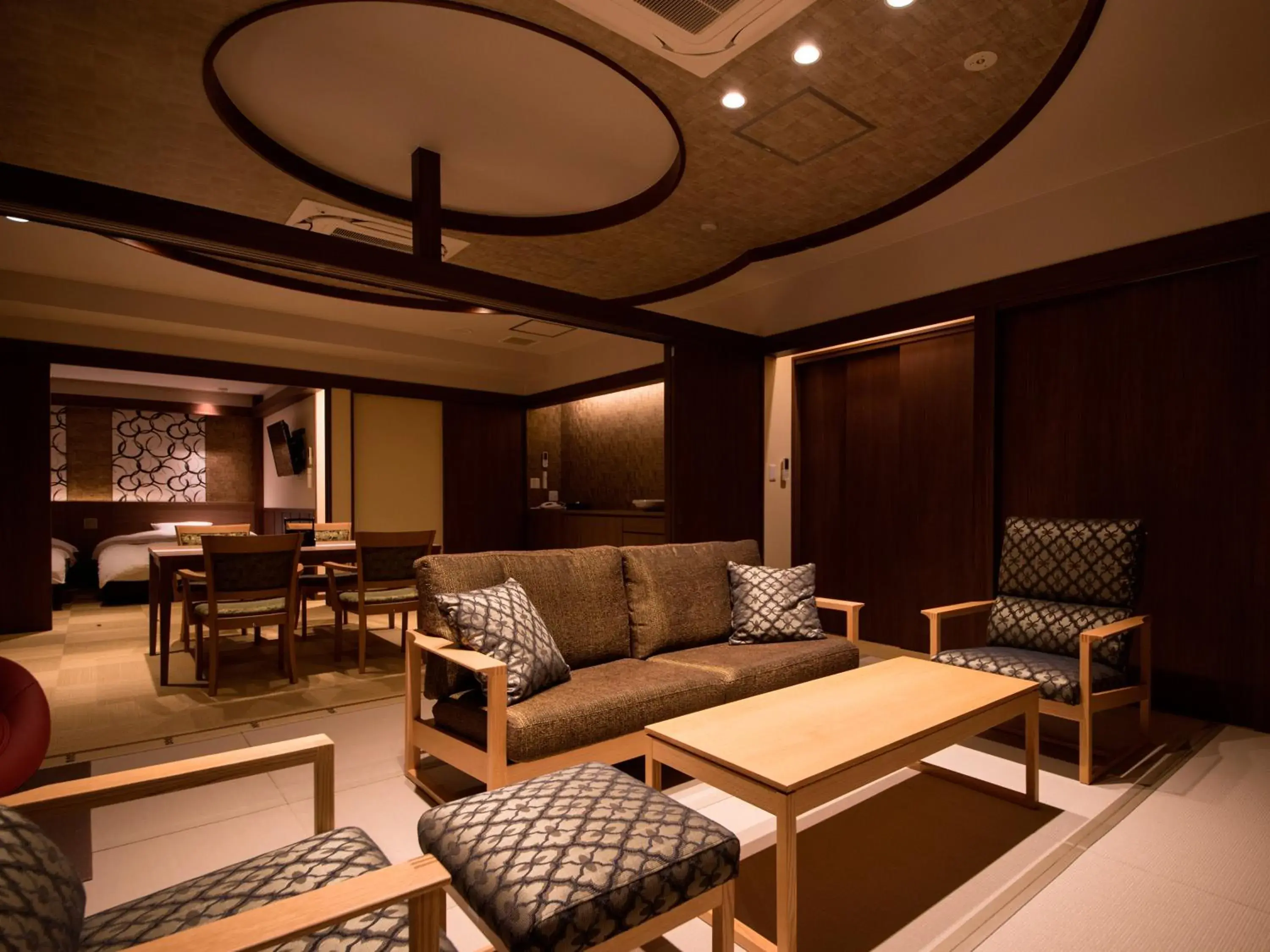 Premium Room with Tatami Area and Open-Air Bath in Okuno Hosomichi Premium Room with Tatami Area and Open-Air Bath in Okuno Hosomichi