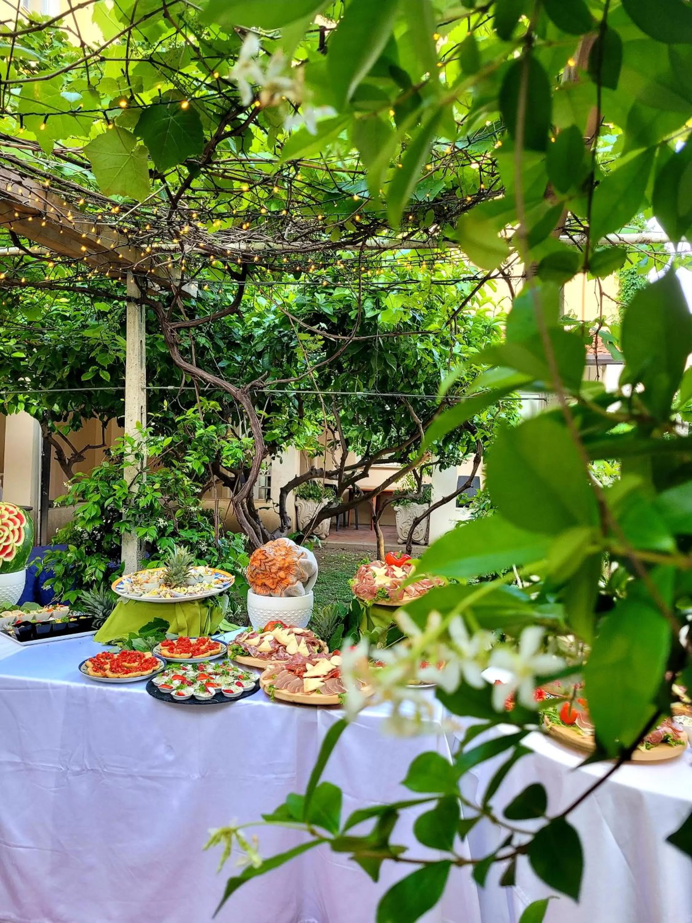 Patio in Palazzo Cappuccini Art Relais