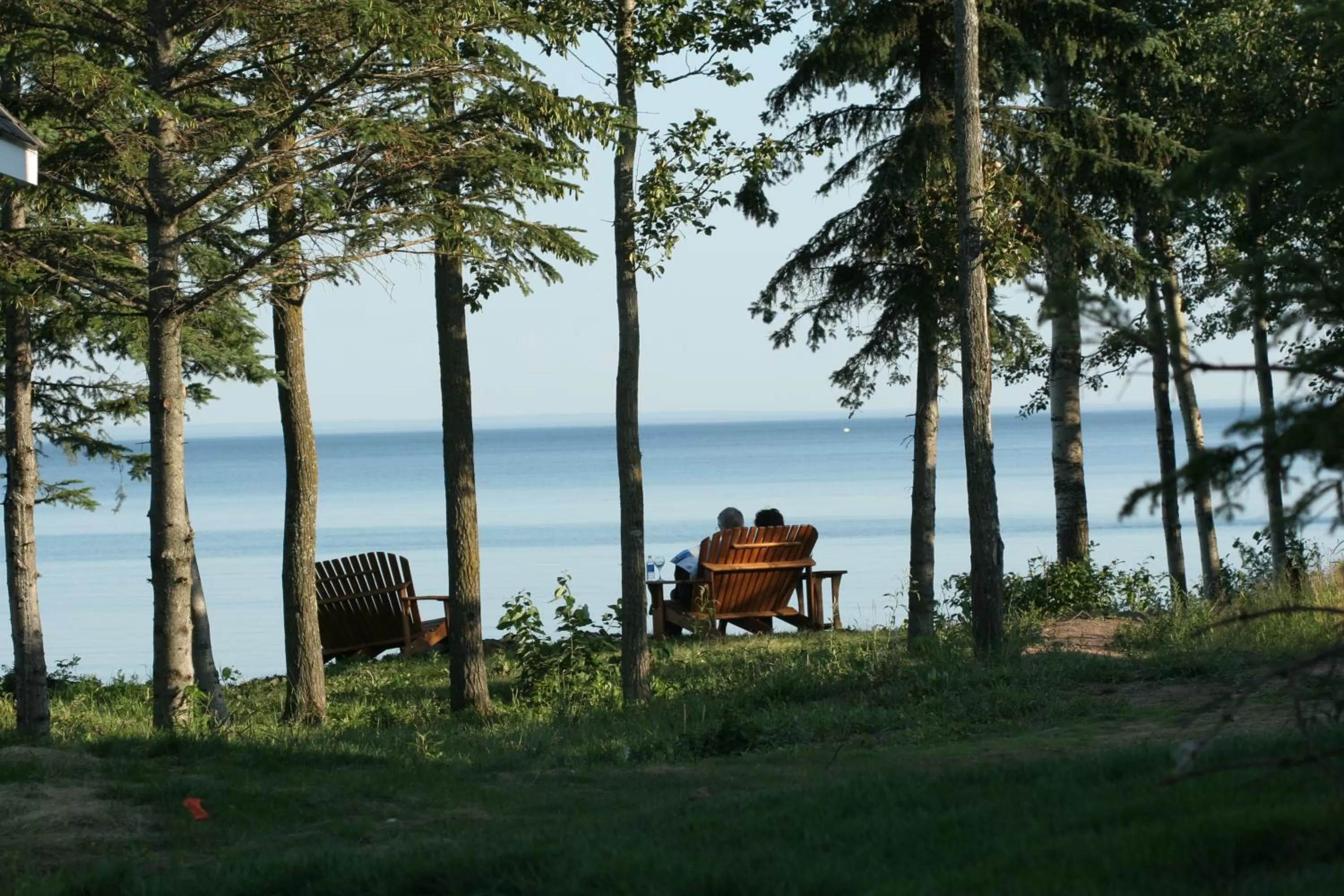 People in Larsmont Cottages