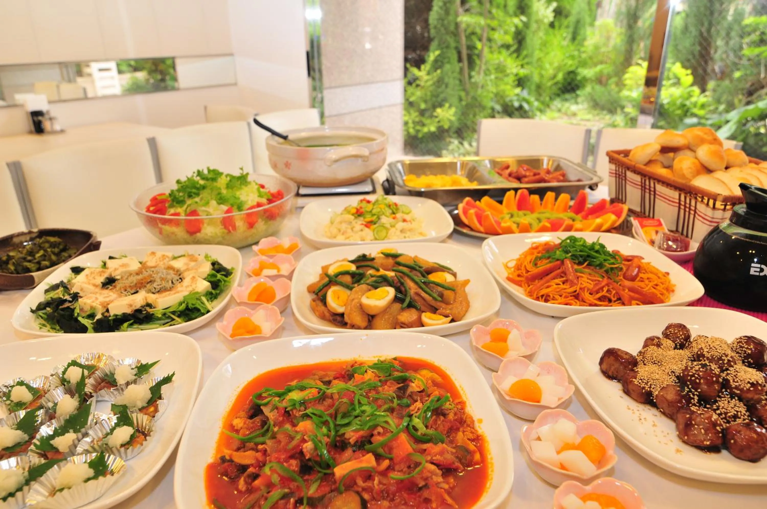 Food close-up in Hotel Green City