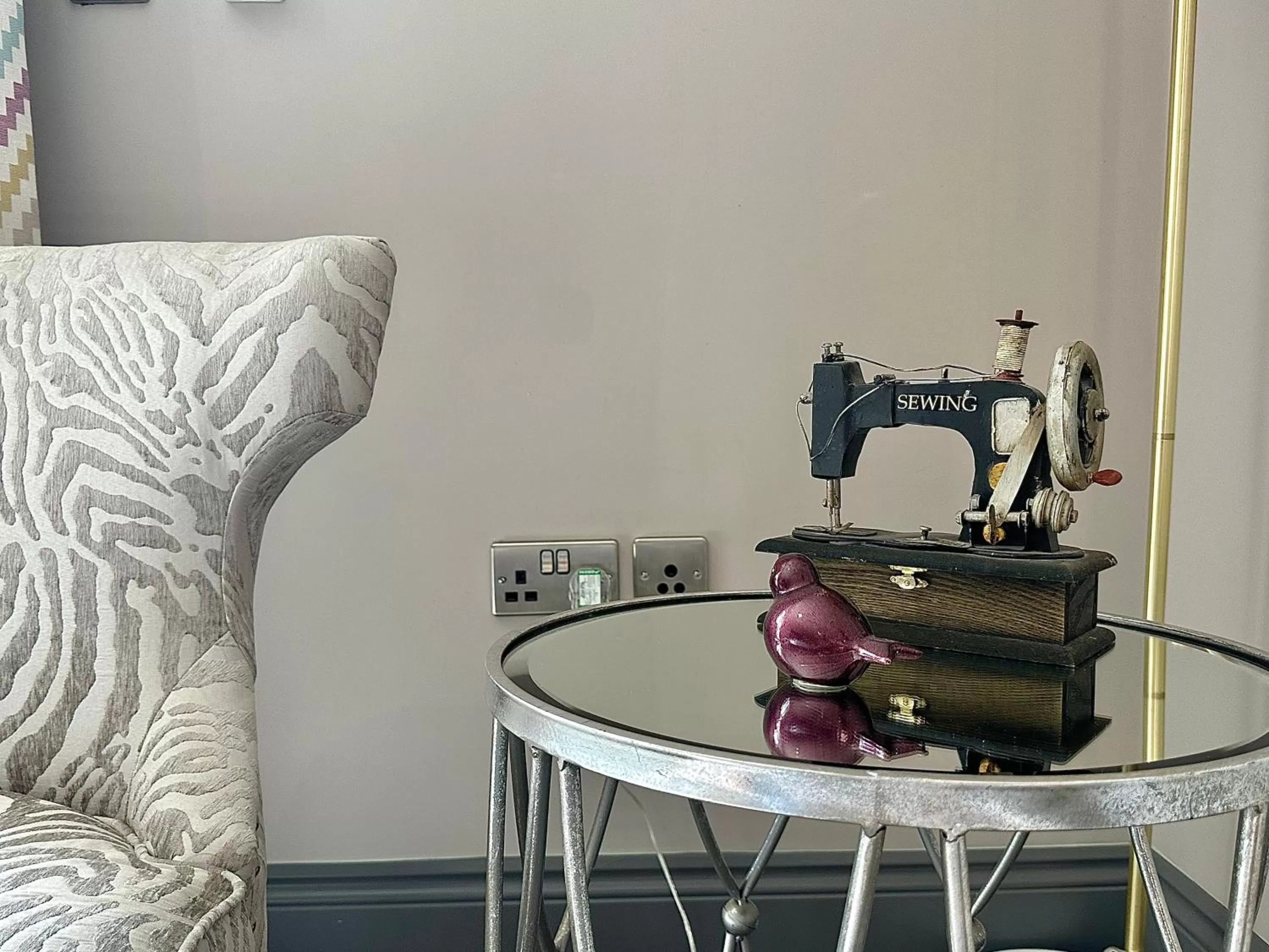 Seating area in Grange Farm Park
