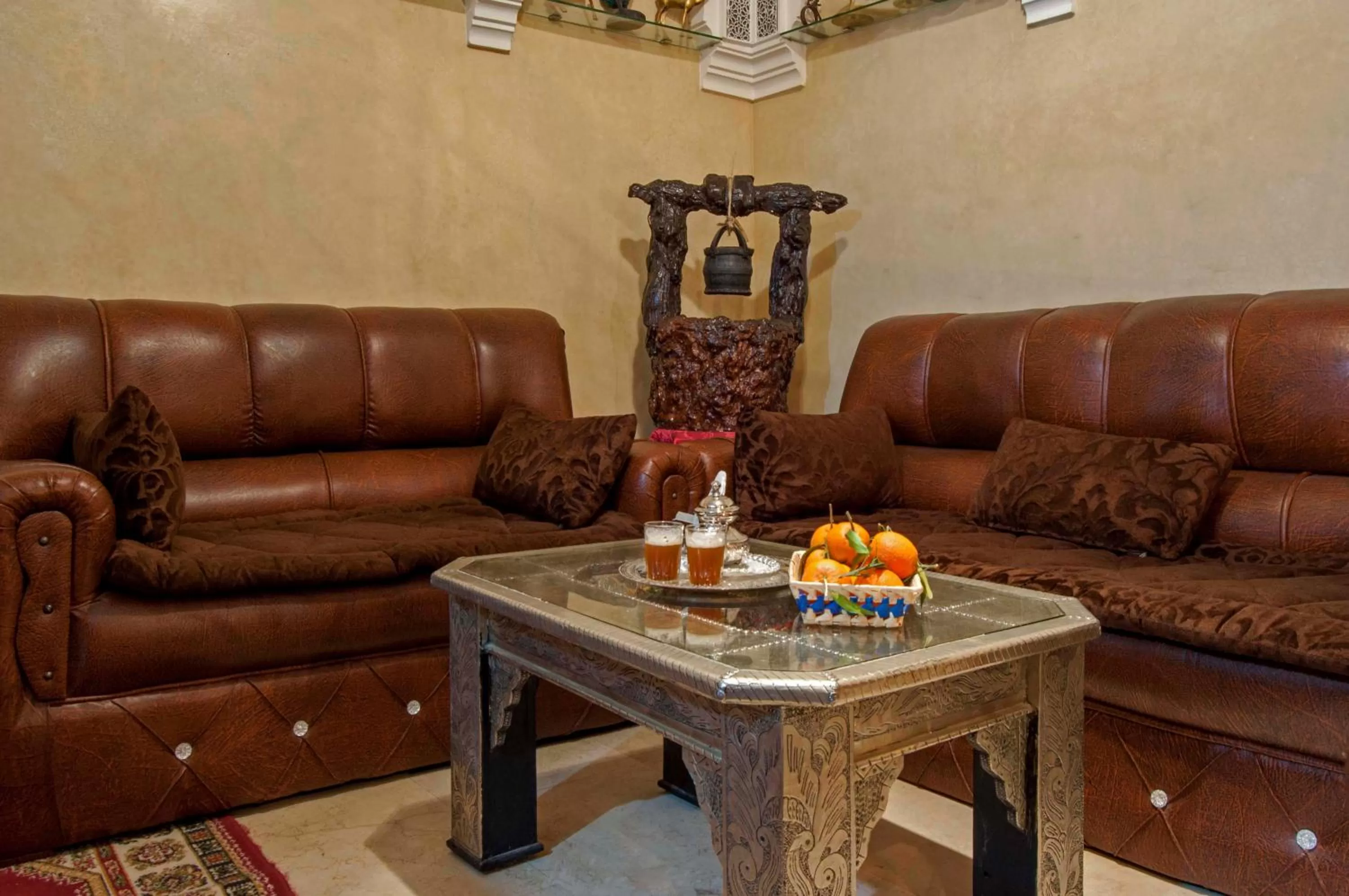 Seating Area in Riad Merzouga