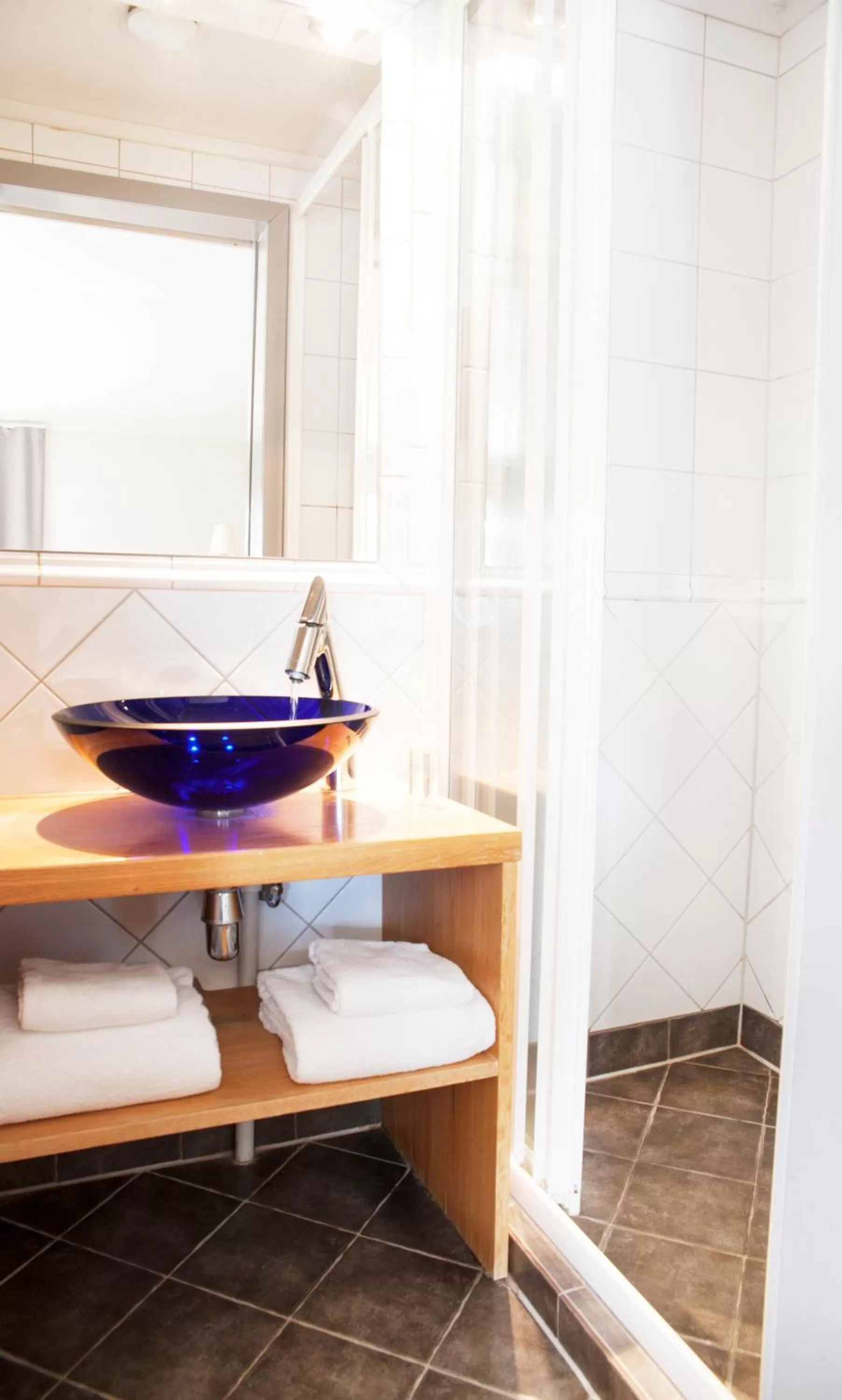 Shower in Vinger Hotell