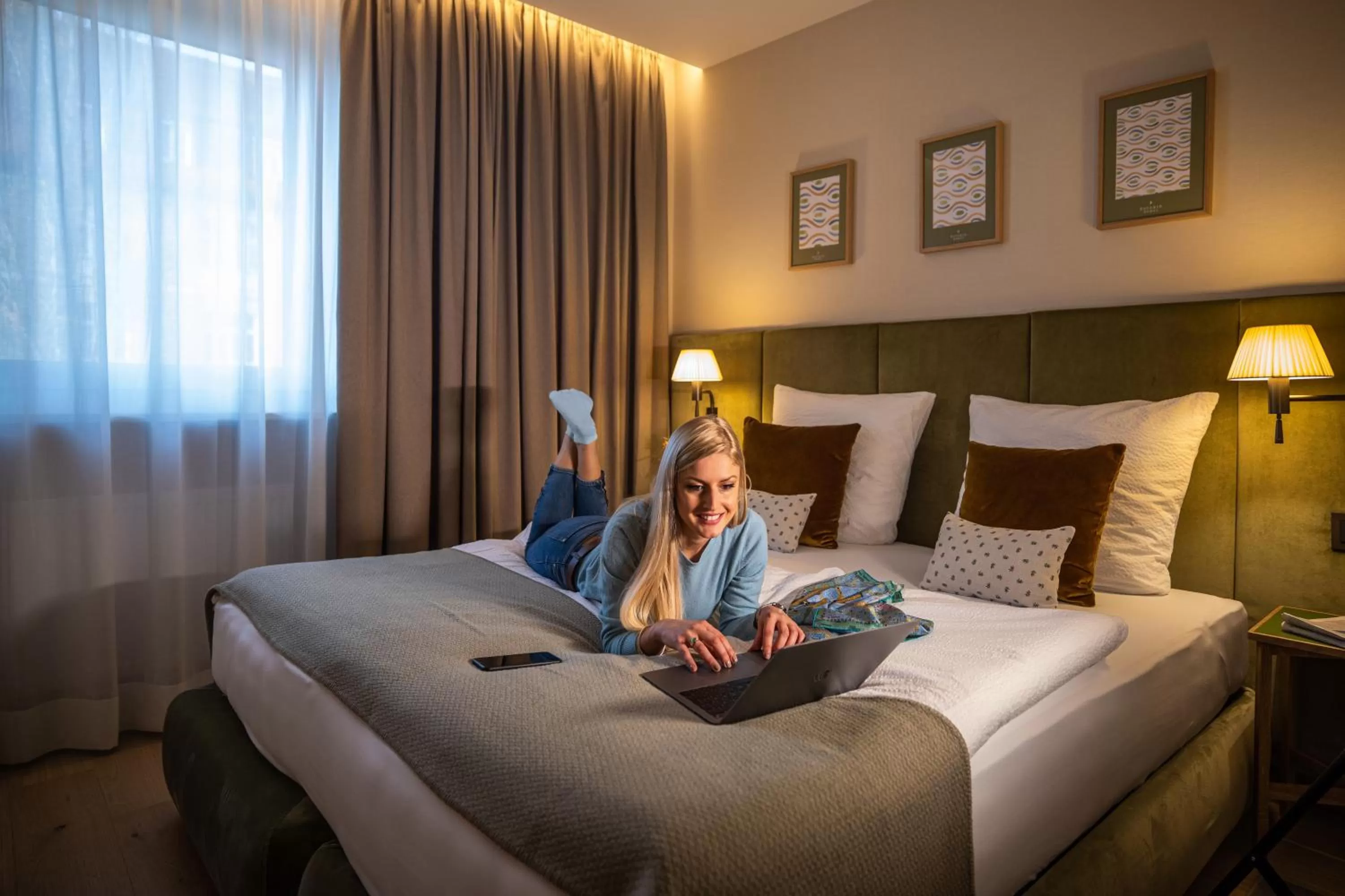 Bed in OneBavariaHomes