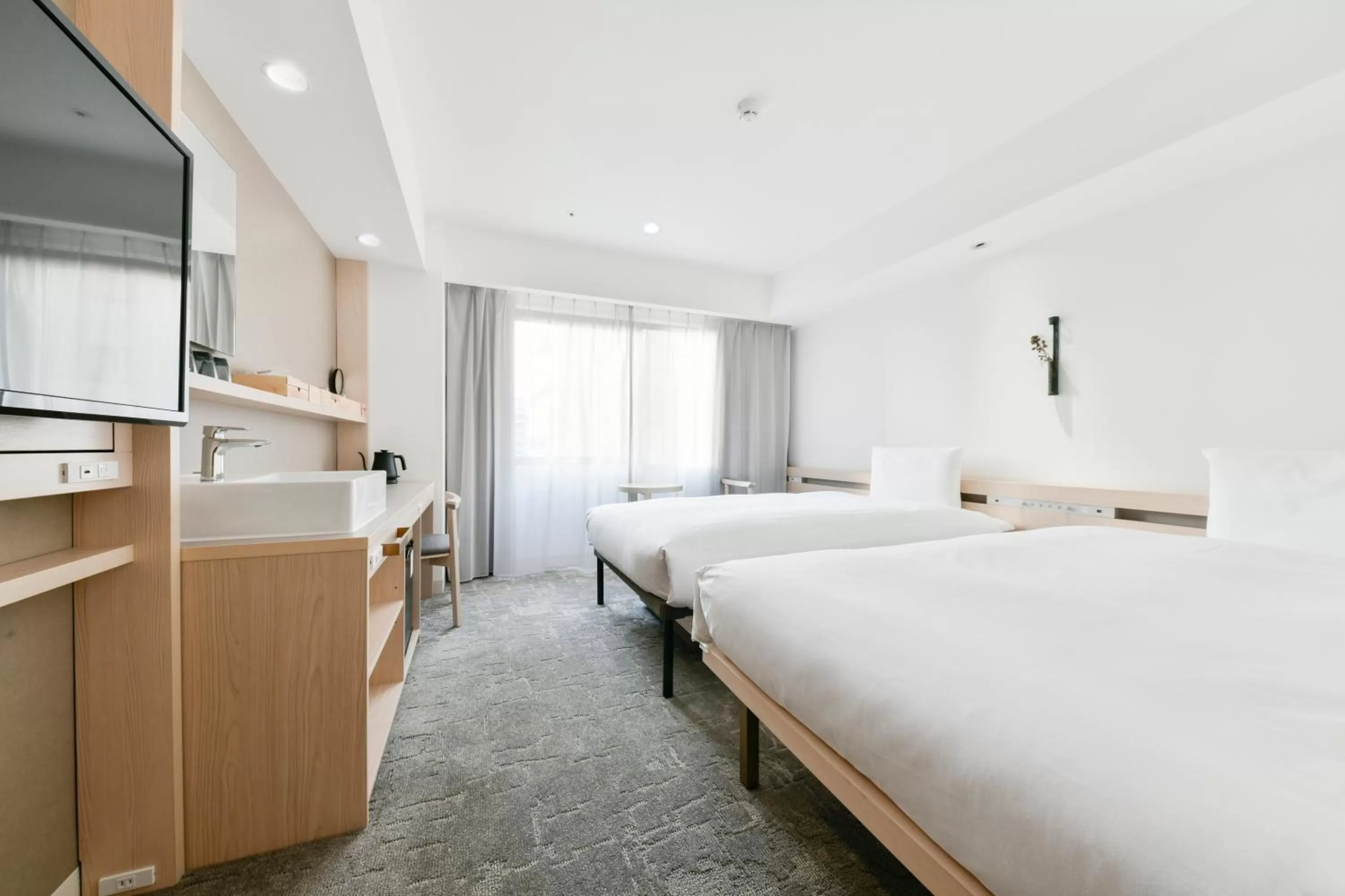 Bed in REF Kumamoto by VESSEL HOTELS