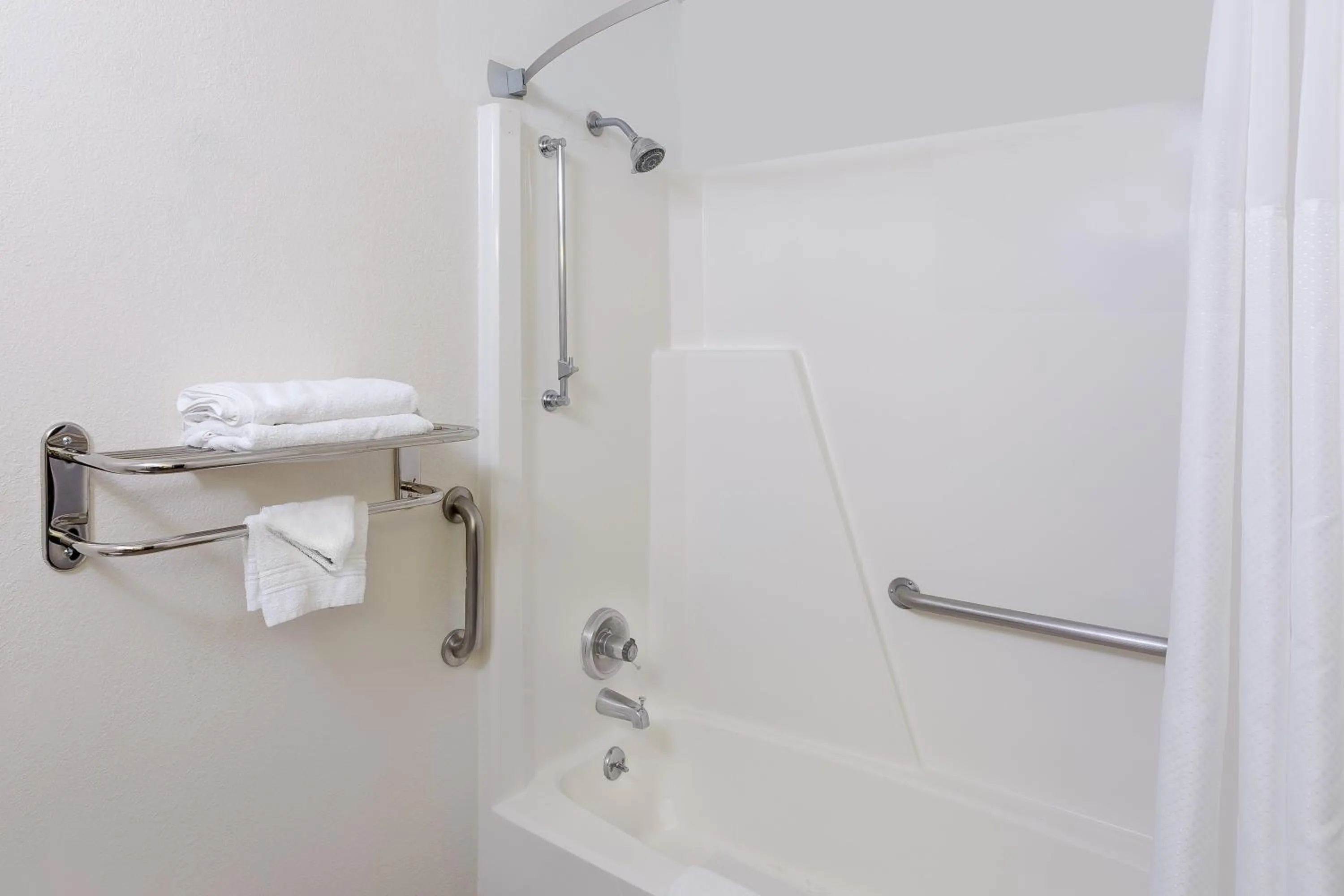 Bathroom in Super 8 by Wyndham Norfolk