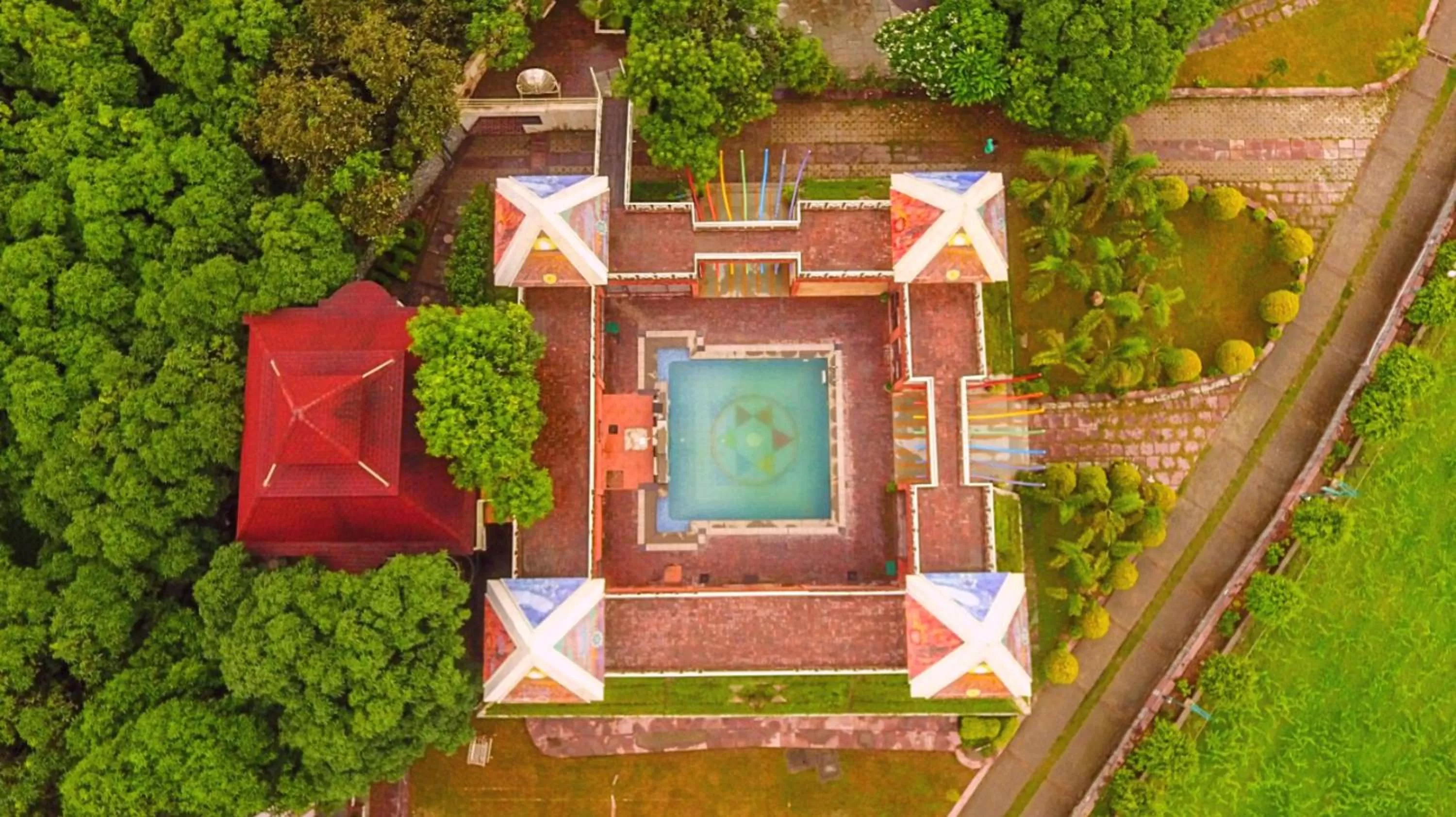 Bird's eye view in Pyramid Home Divine - A Wellness Resort