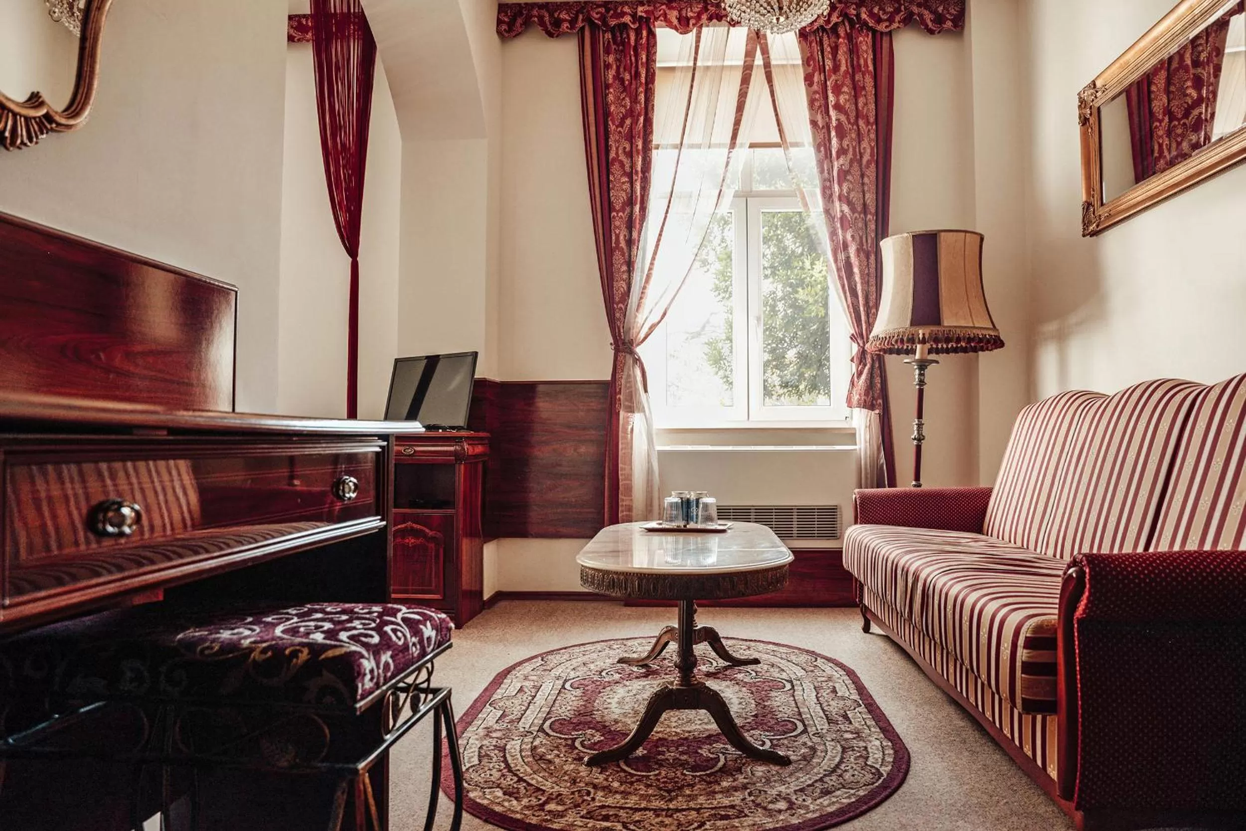 Seating Area in Old Time Hotel