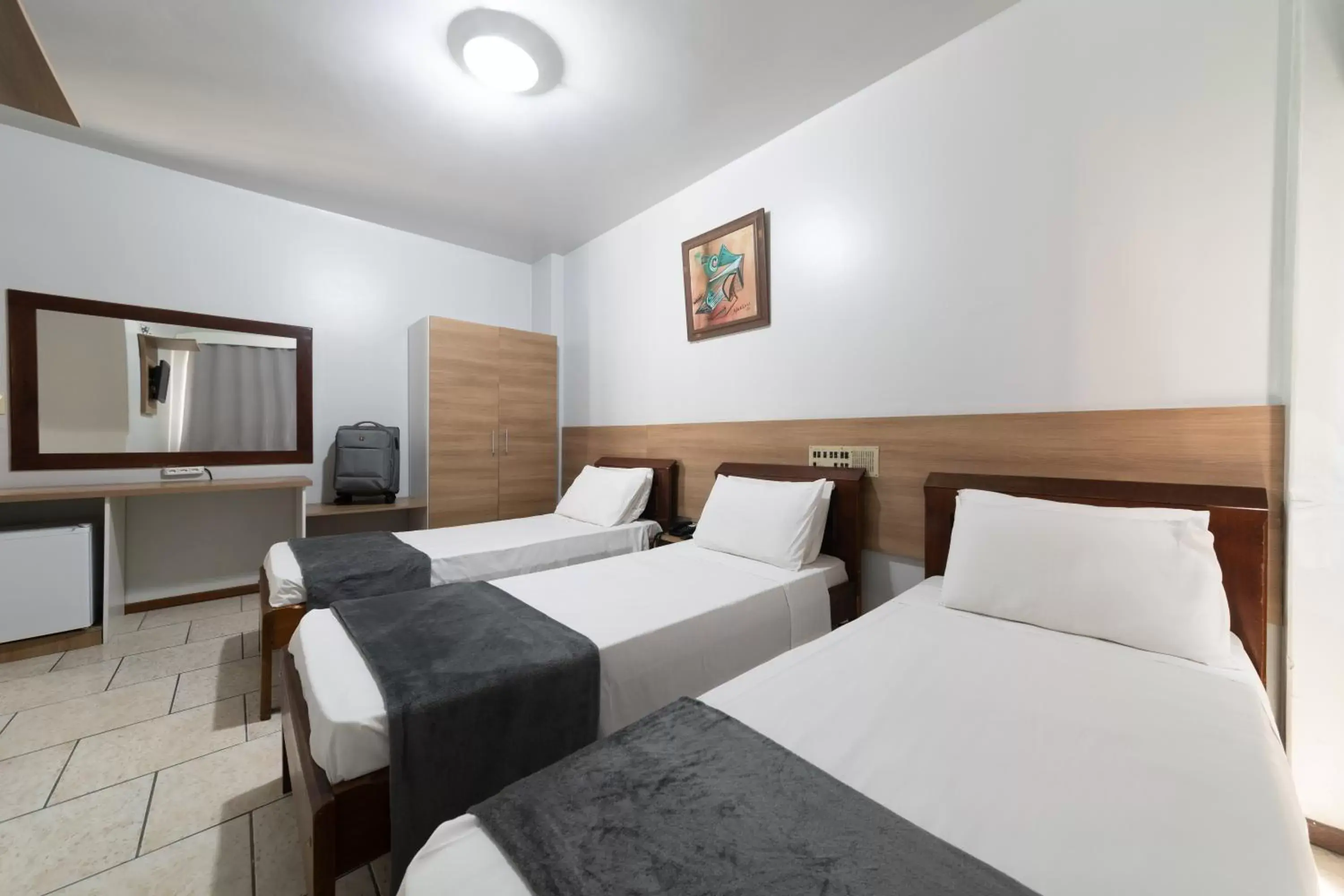 Standard Triple Room with 3 Single Bad in Lumar Hotel Standard Triple Room with 3 Single Bad in Lumar Hotel