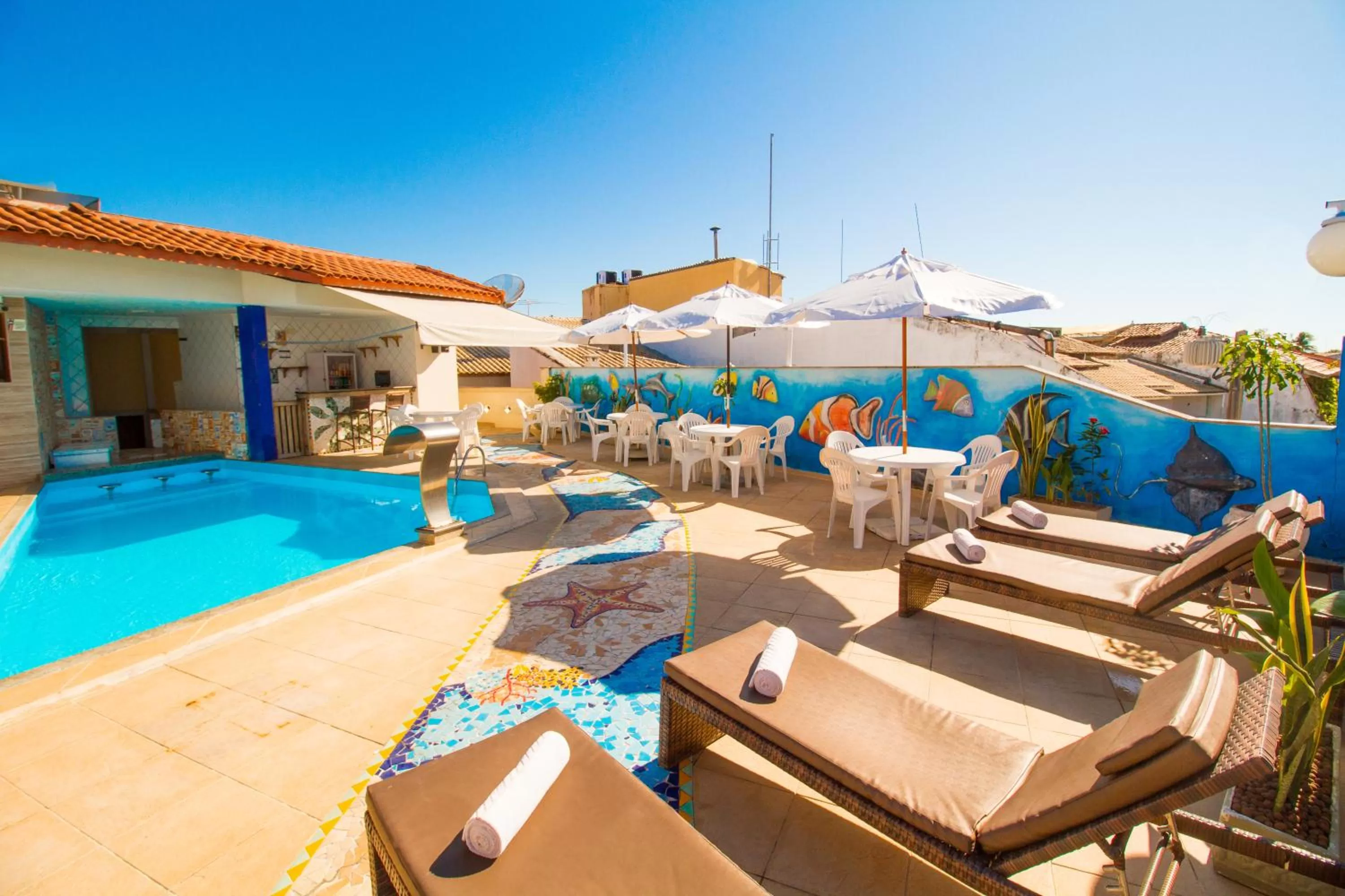 Swimming pool in Rede Andrade Terra Brasil